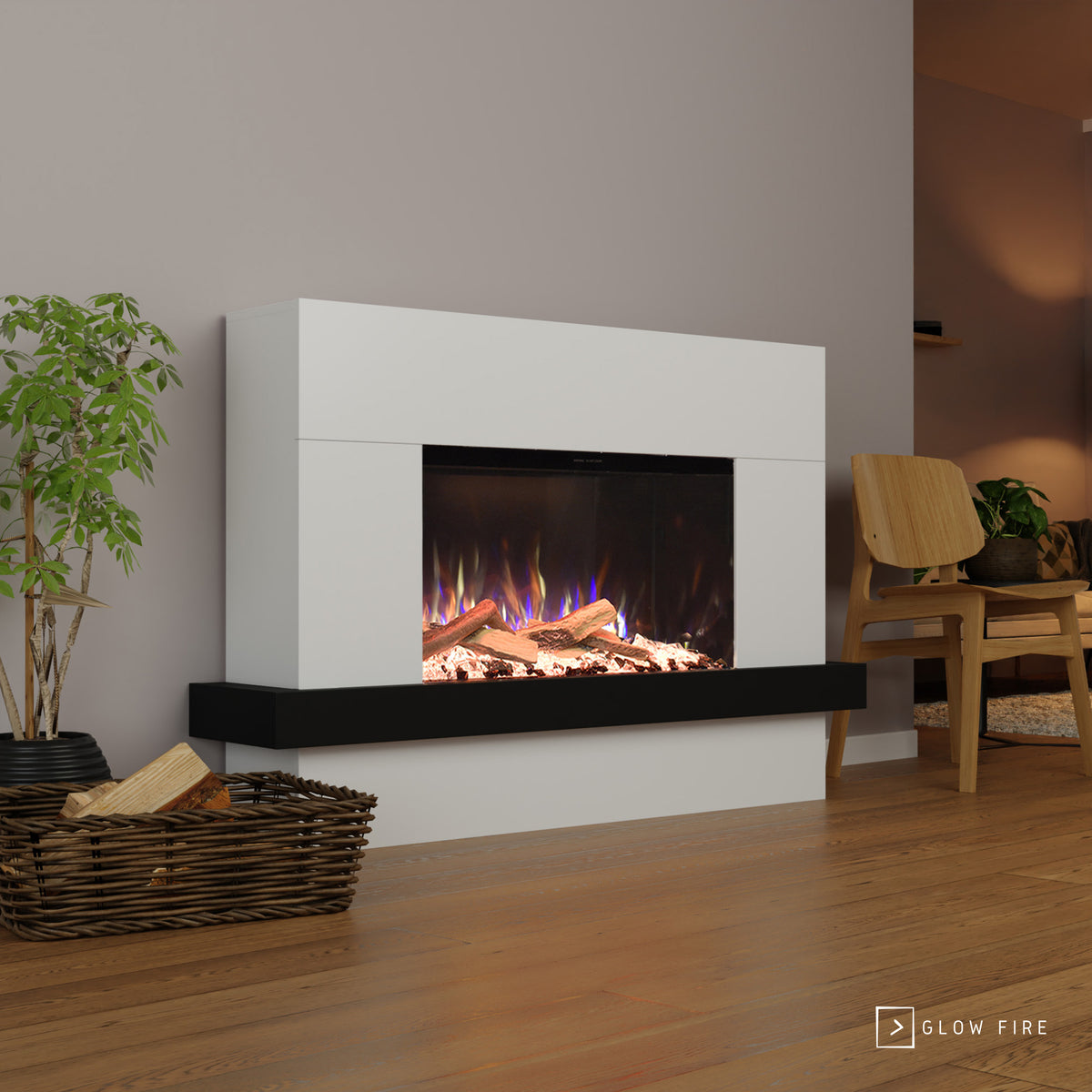 Glow Fire PR9 Elektrokamin E-Motion 3D