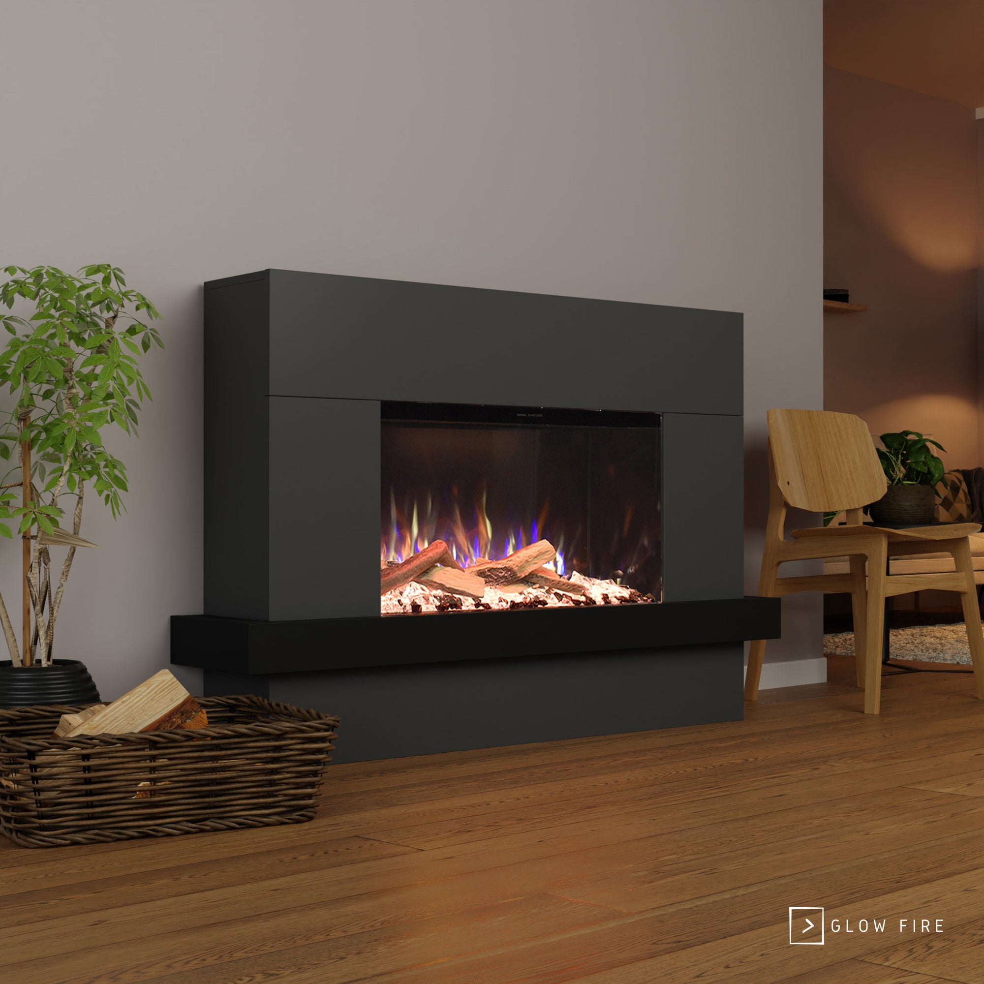 Glow Fire PR9 Elektrokamin E-Motion 3D