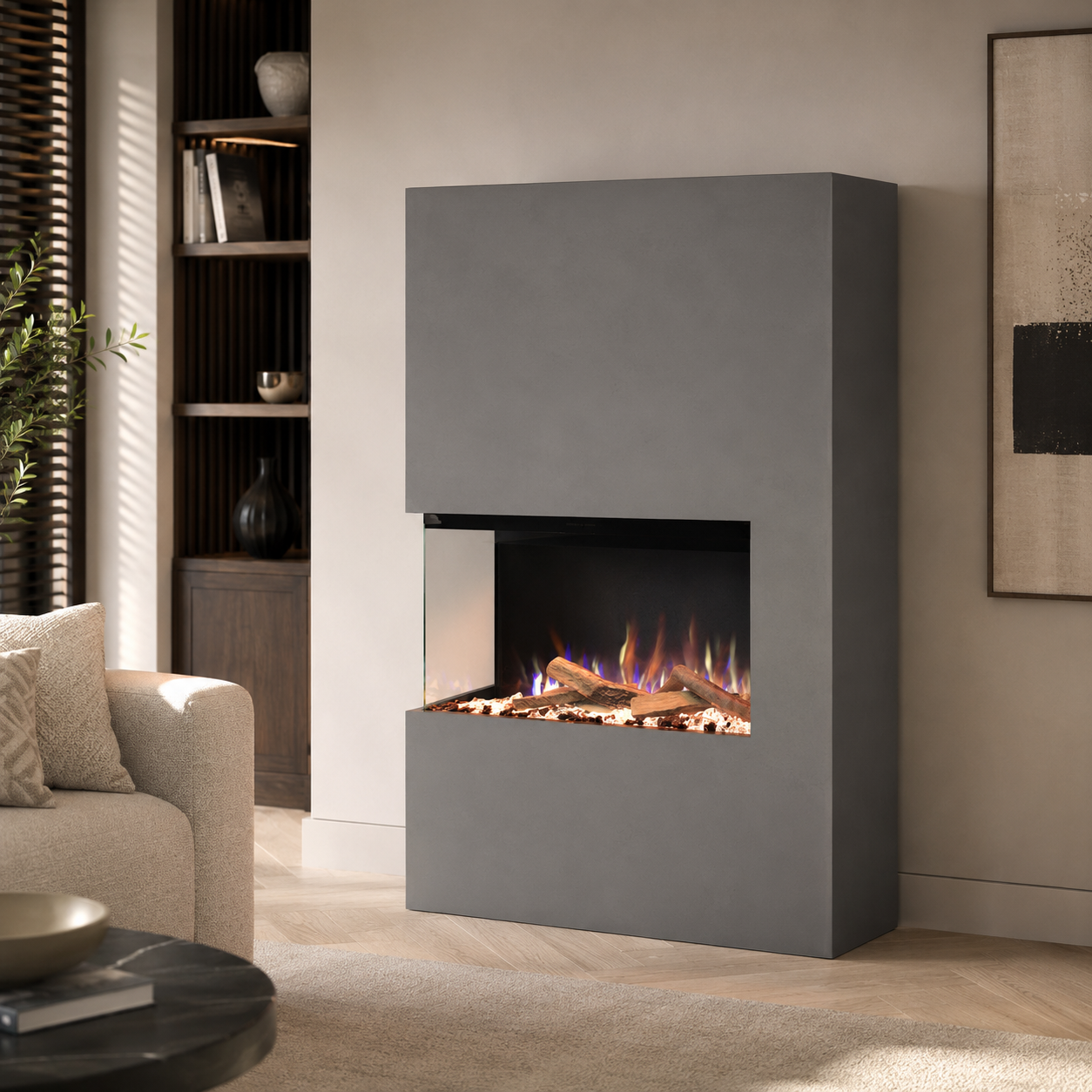 Cheminée électrique Glow Fire Portia E-Motion 3D