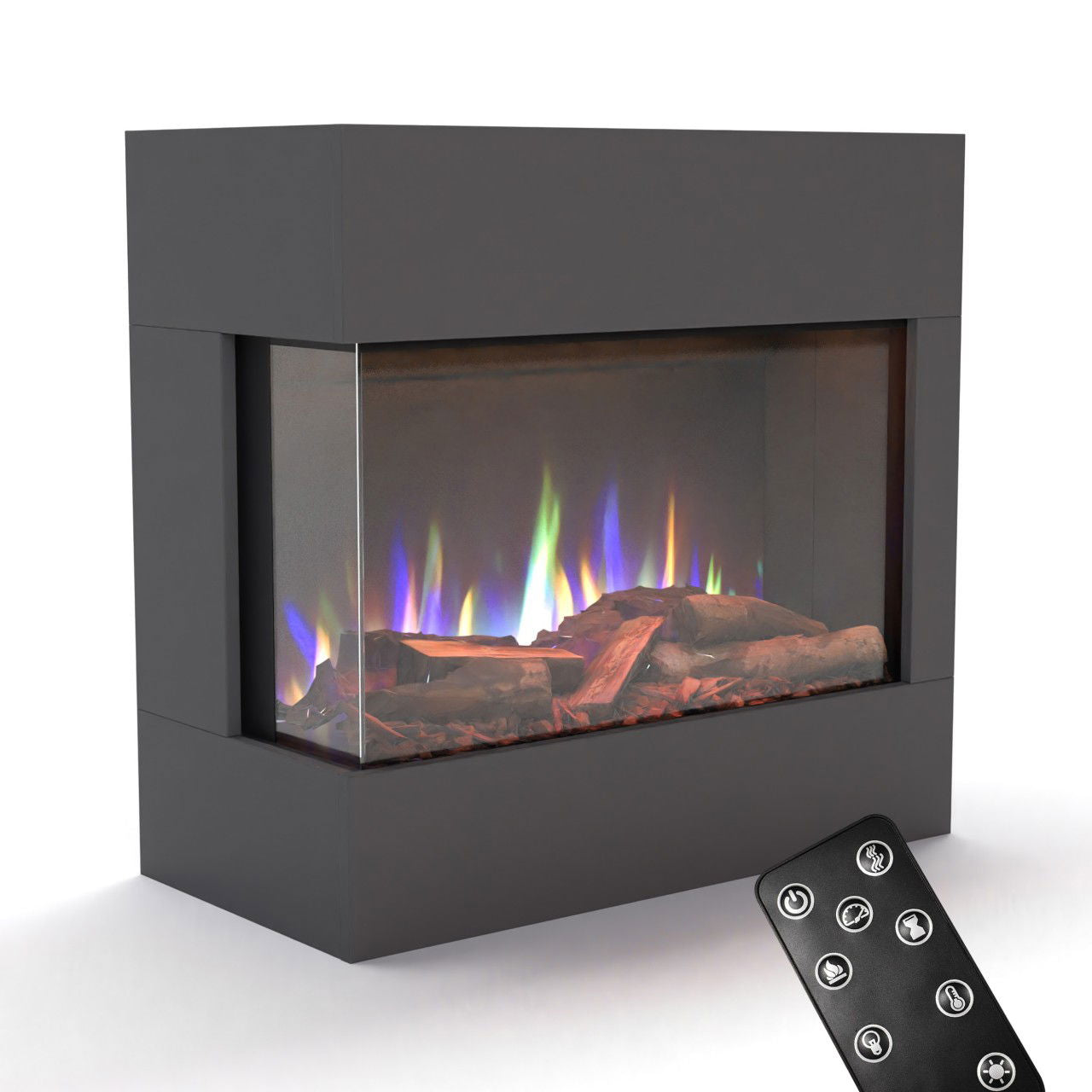 Glow Fire Portia Mini Grau Elektrokamin