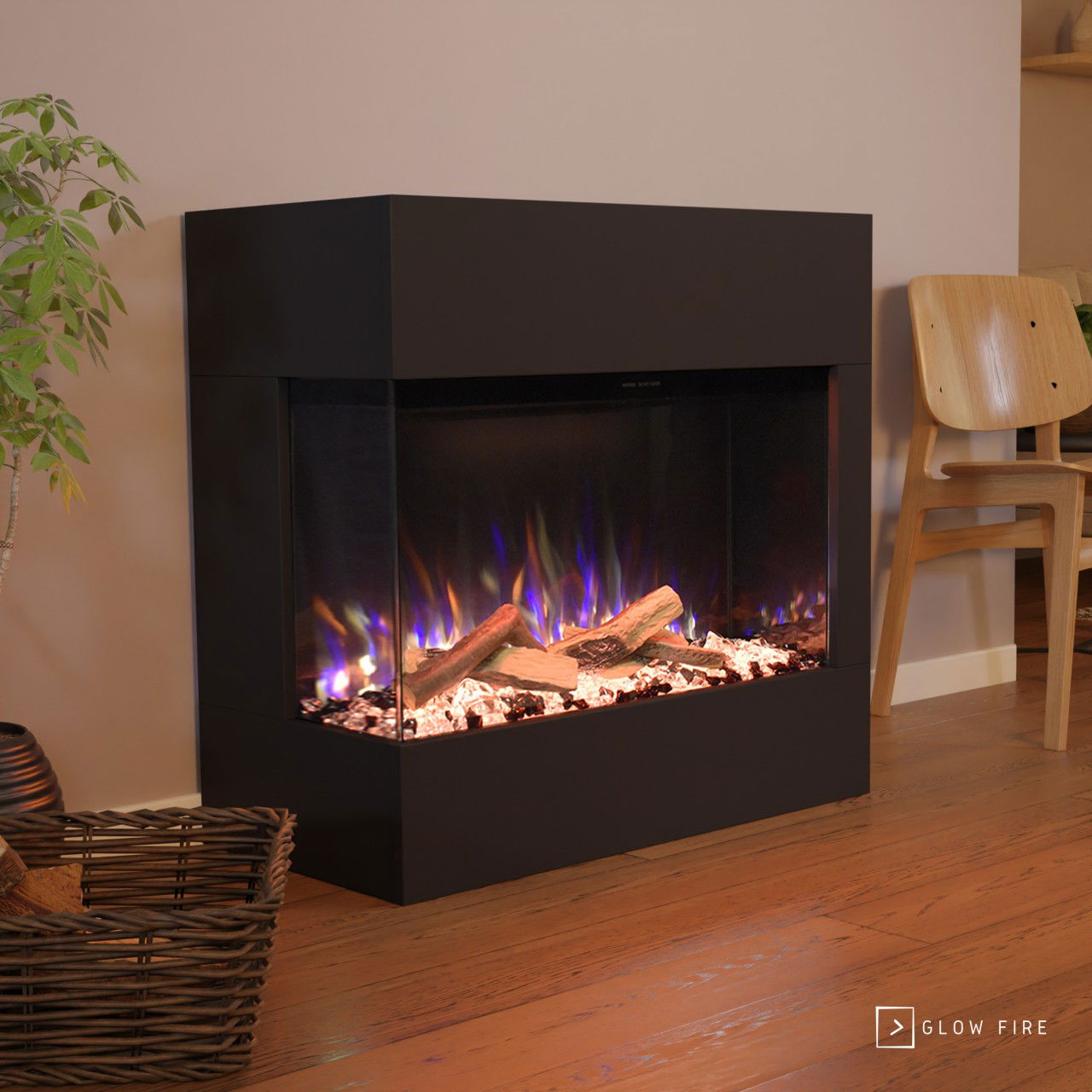 Glow Fire Portia Mini Schwarz Elektrokamin
