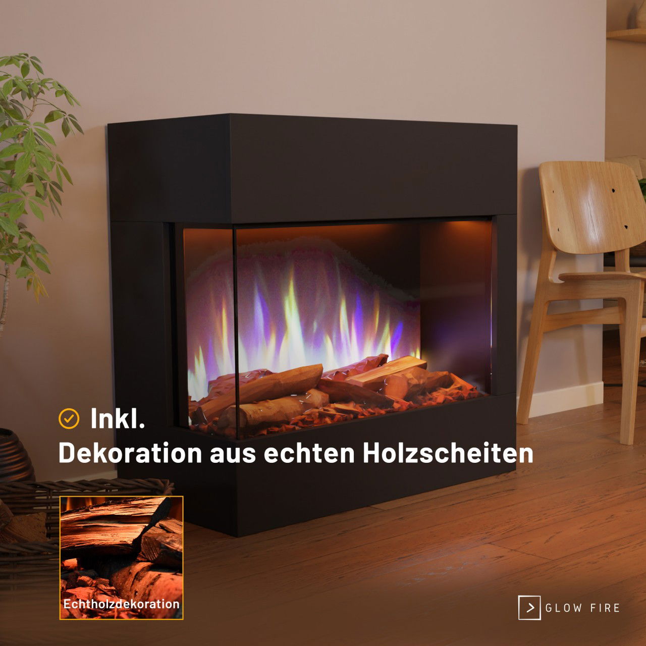 Glow Fire Portia Mini Elektrokamin