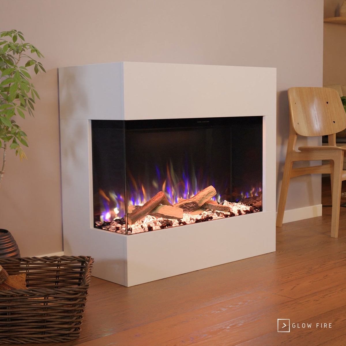 Glow Fire Portia Mini Weiß Elektrokamin