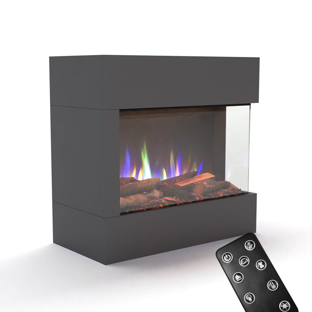 Glow Fire Portia Mini Grau Elektrokamin