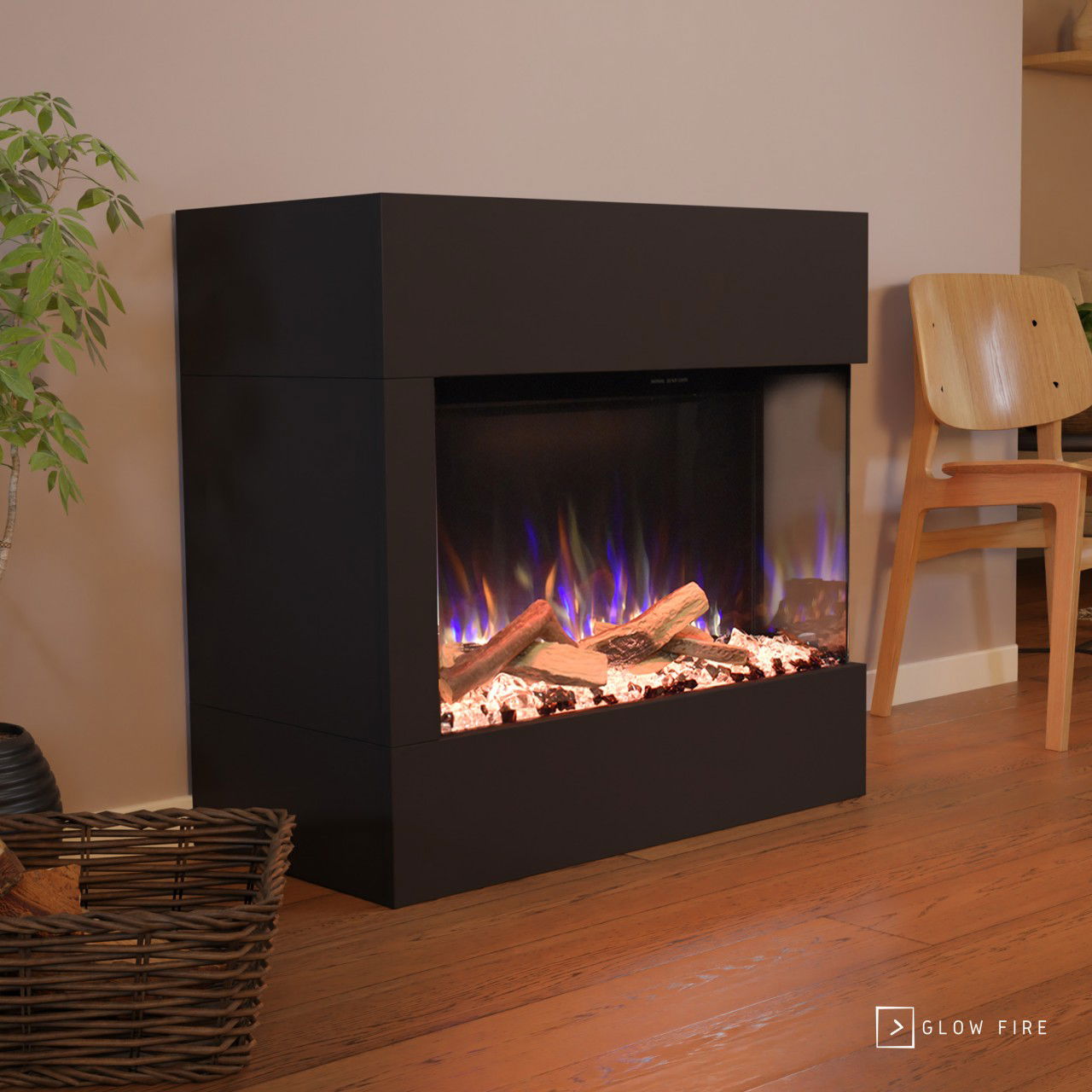 Glow Fire Portia Mini Schwarz Elektrokamin