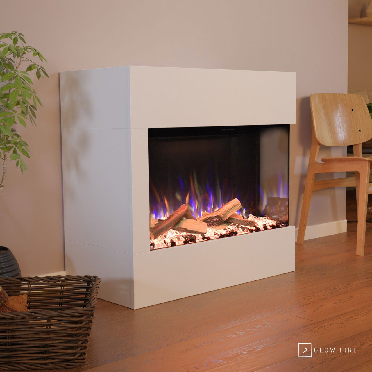 Glow Fire Portia Mini Weiß Elektrokamin