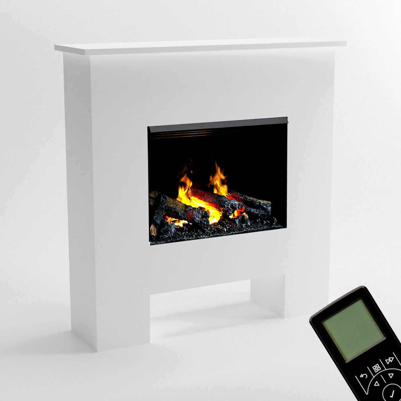 Glow Fire Poseidon Opti Myst Weiß Elektrokamin mit Wasserdampf