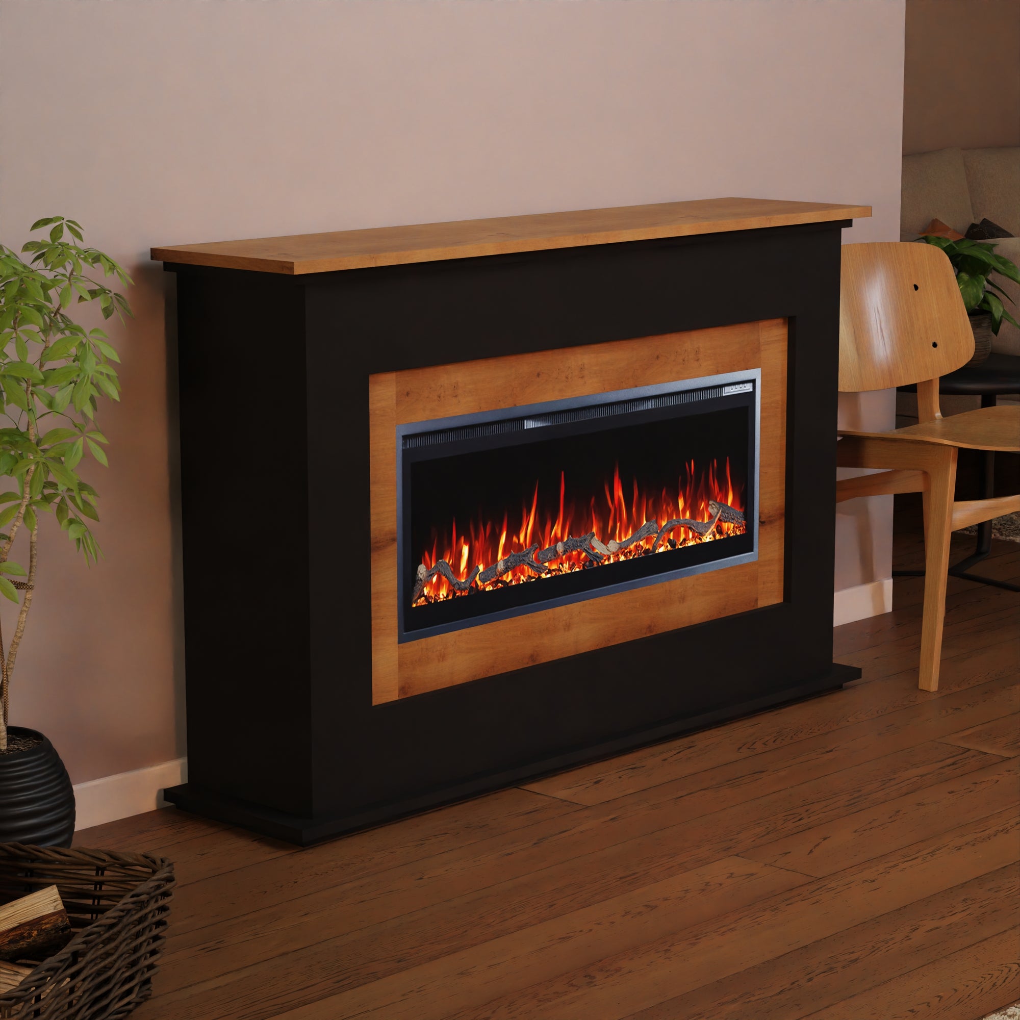 Glow Fire Rhea Oak Elektrokamin