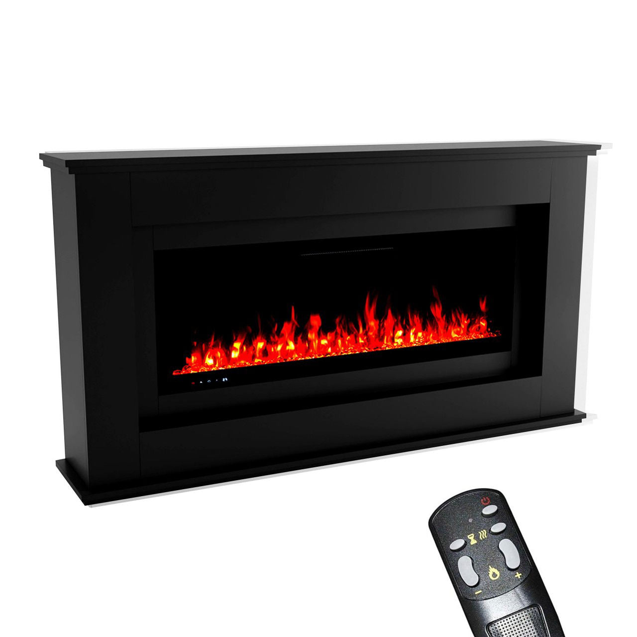 Glow Fire Rhea Schwarz Elektrokamin