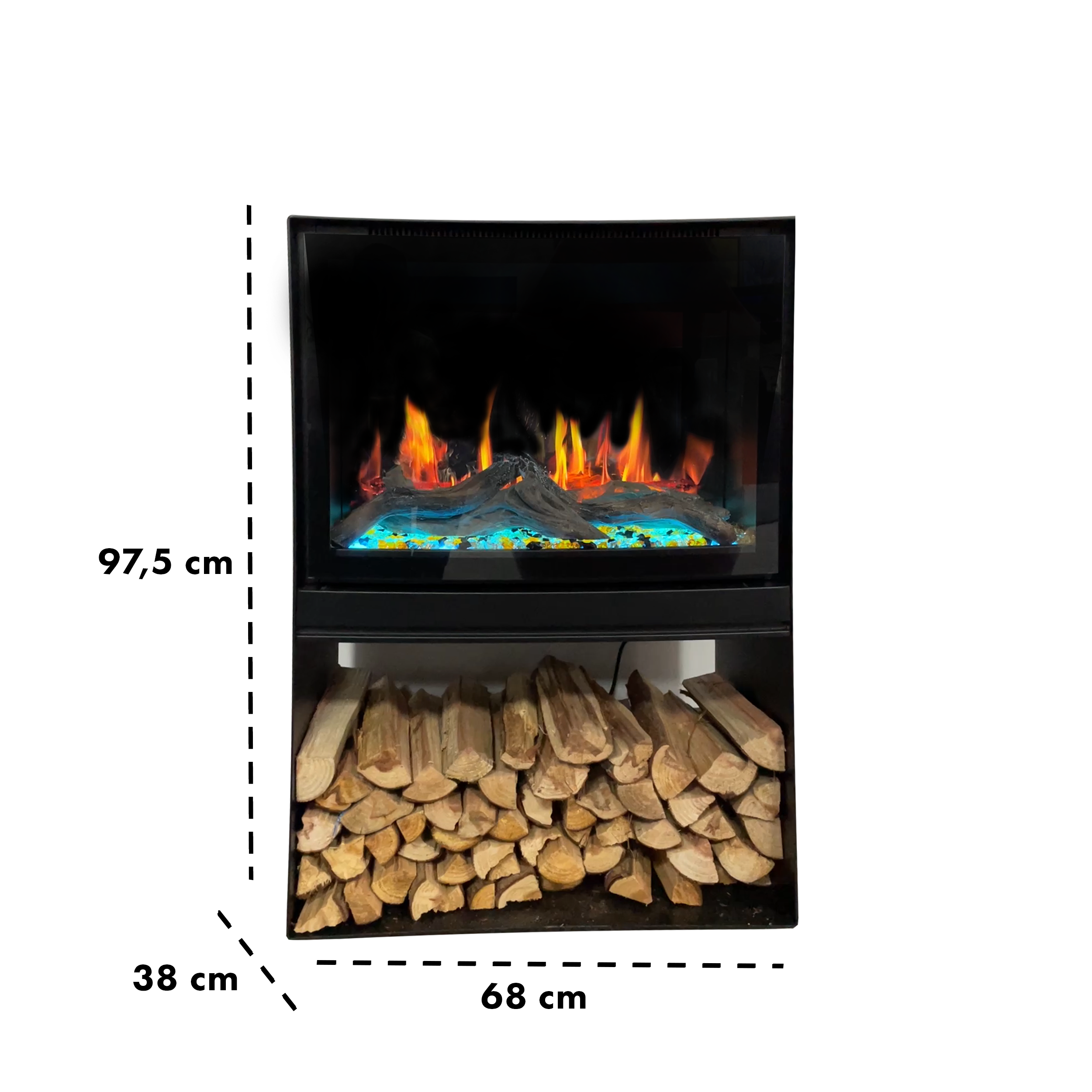 Glow Fire SCM-7 Elektrokamin Screen Motion