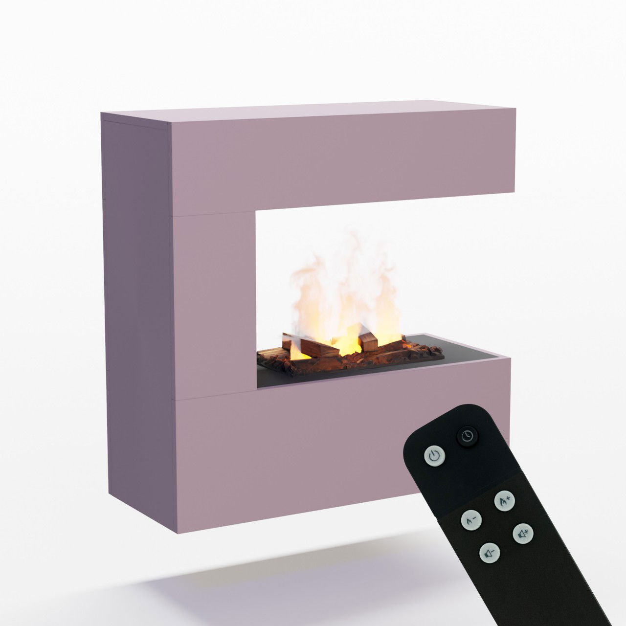 Glow Fire Schiller Wall Multicolor Elektrokamin mit Wasserdampf