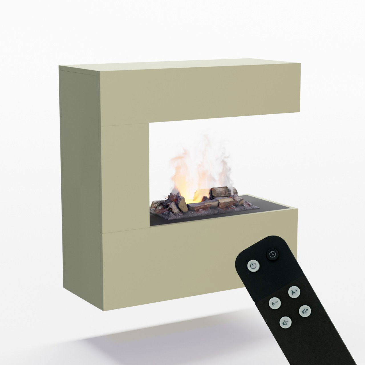 Glow Fire Schiller Wall Multicolor Elektrokamin mit Wasserdampf