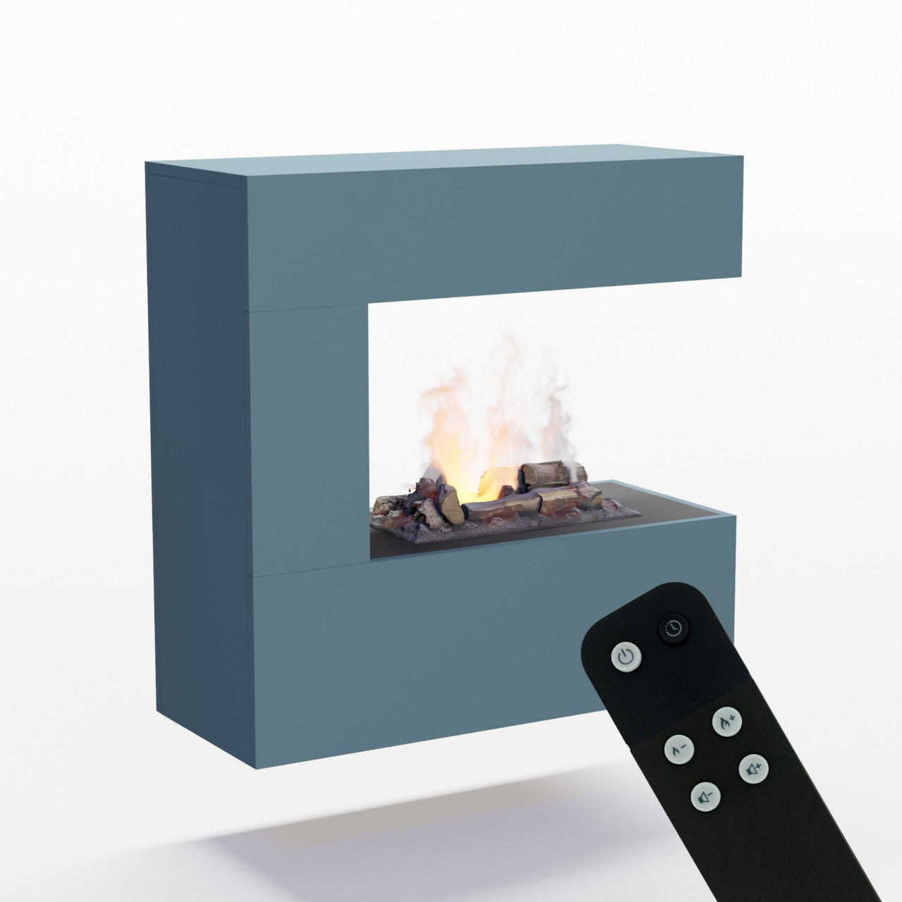 Glow Fire Schiller Wall Multicolor Elektrokamin mit Wasserdampf