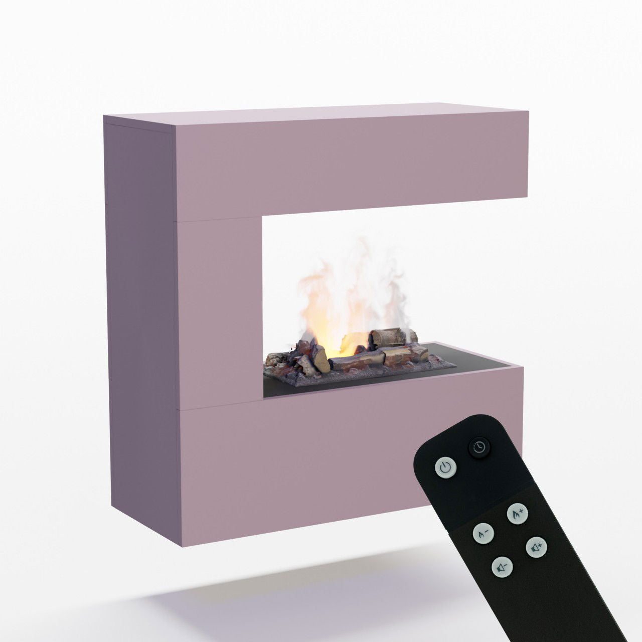 Glow Fire Schiller Wall Multicolor Elektrokamin mit Wasserdampf