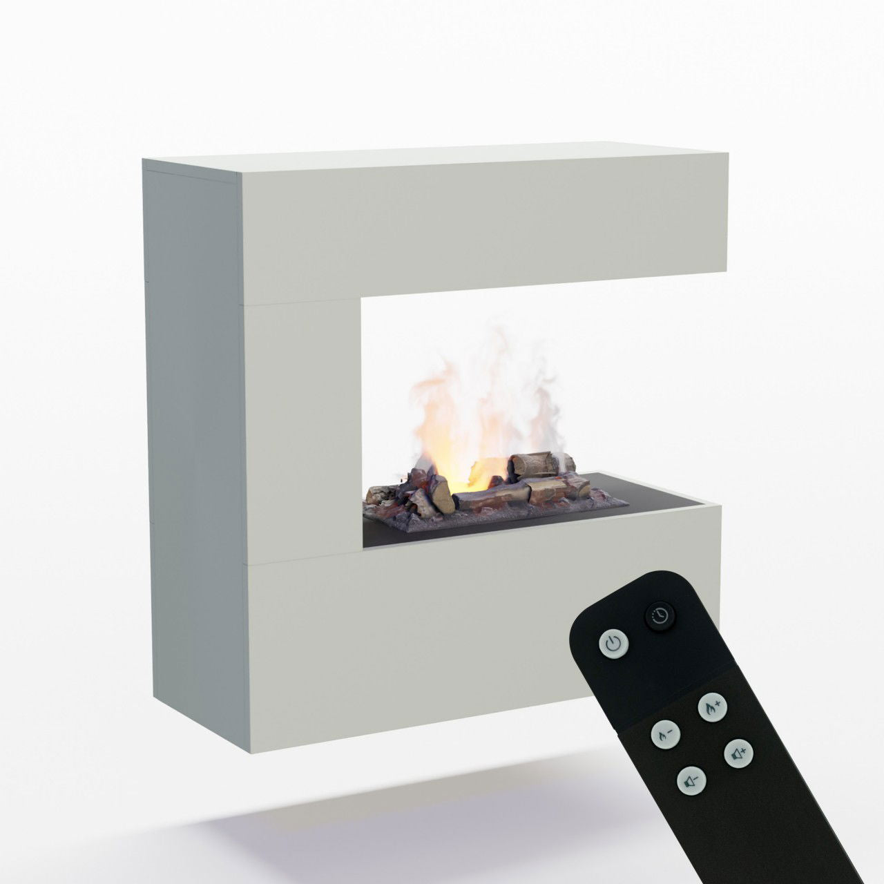 Glow Fire Schiller Wall Multicolor Elektrokamin mit Wasserdampf