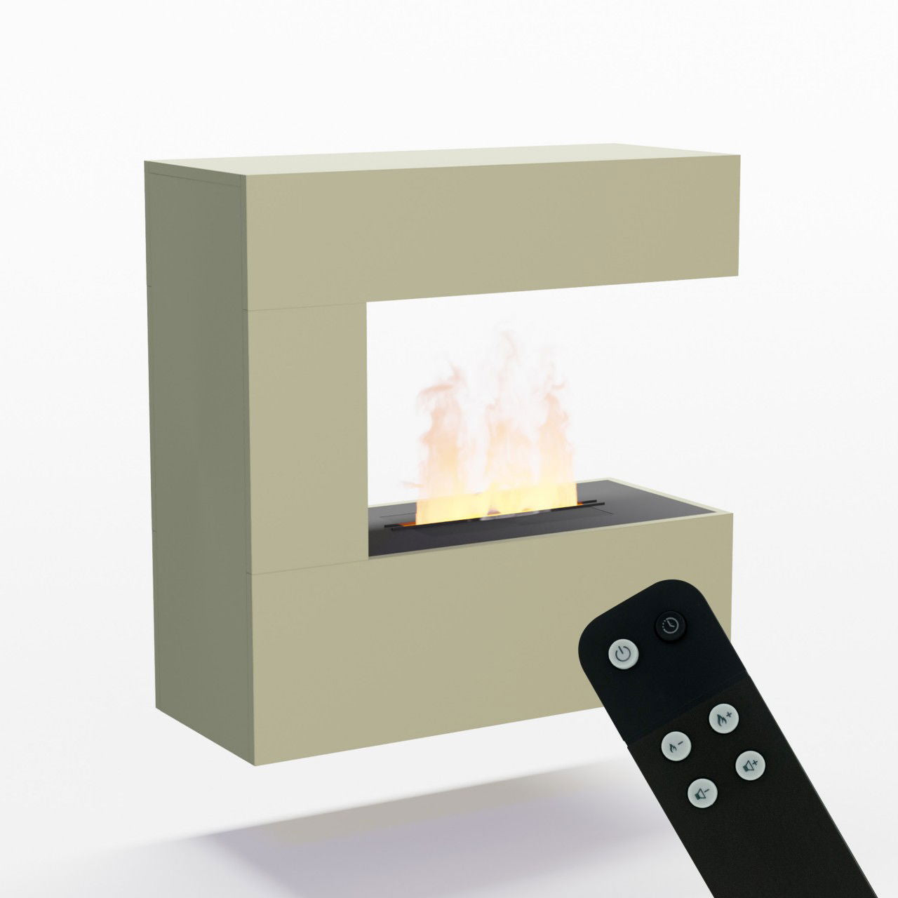 Glow Fire Schiller Wall Multicolor Elektrokamin mit Wasserdampf