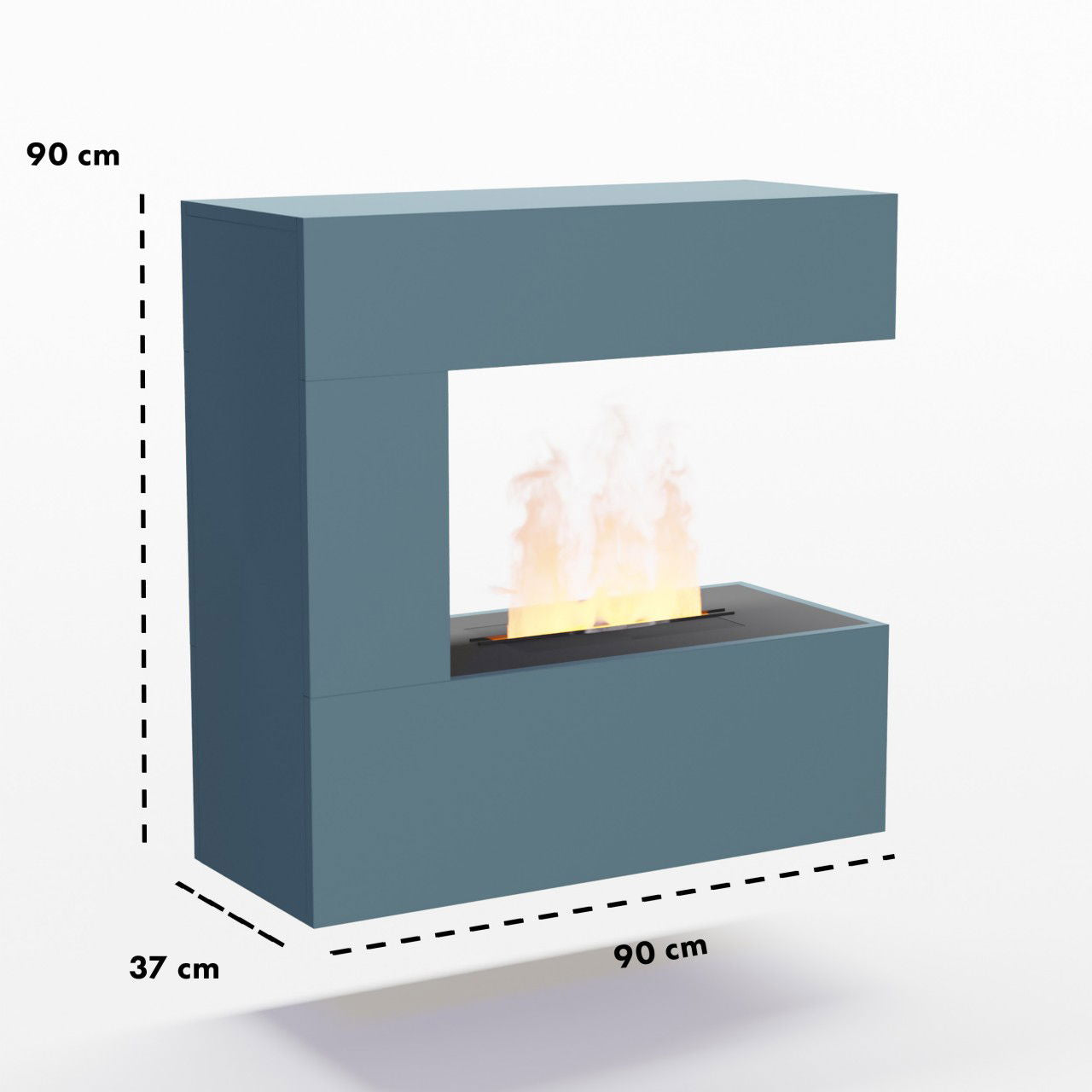 Glow Fire Schiller Wall Multicolor Elektrokamin mit Wasserdampf