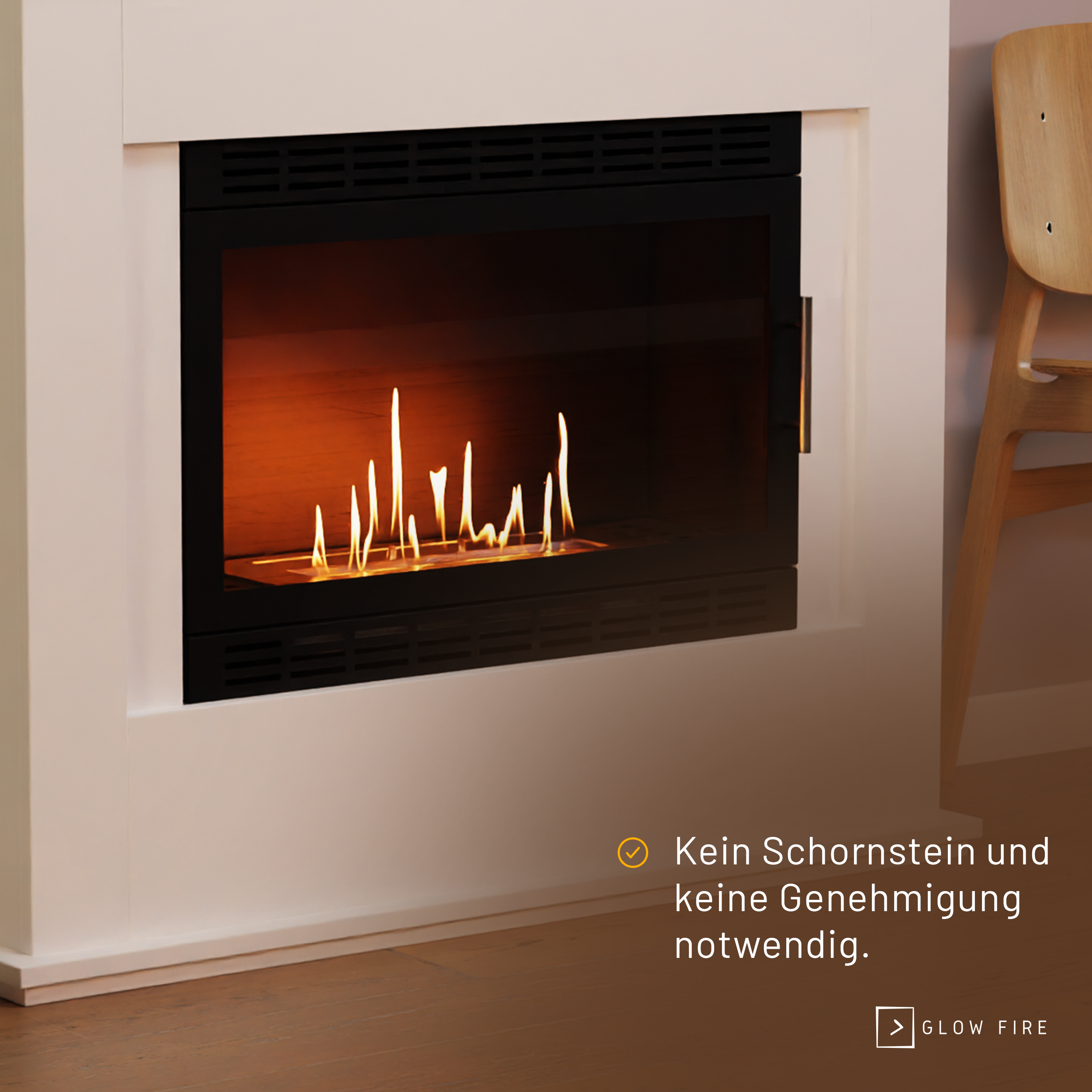 Glow Fire Skien XL Vision Ethanolkamin