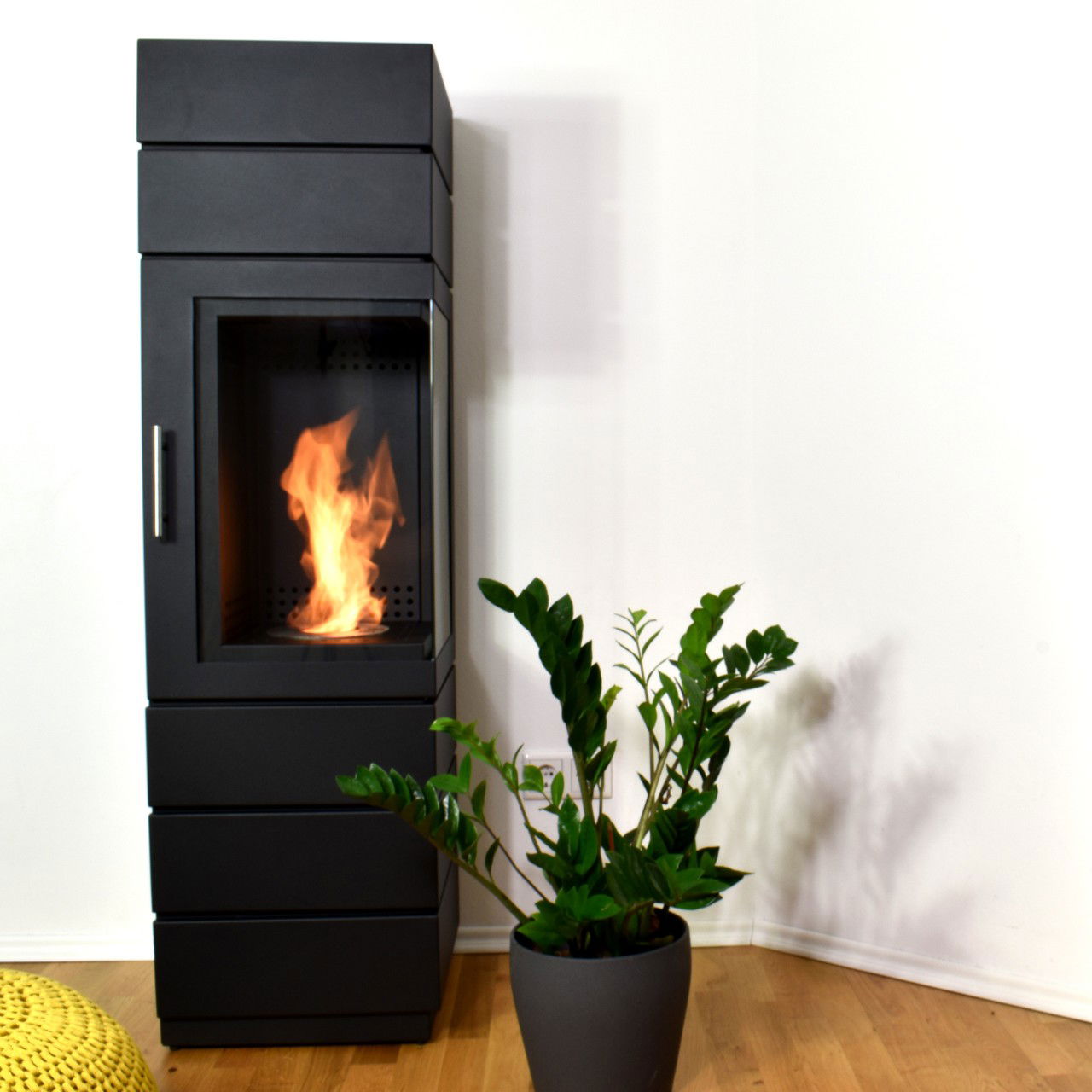 Glow Fire Mora Ethanol Kamin Schwarz