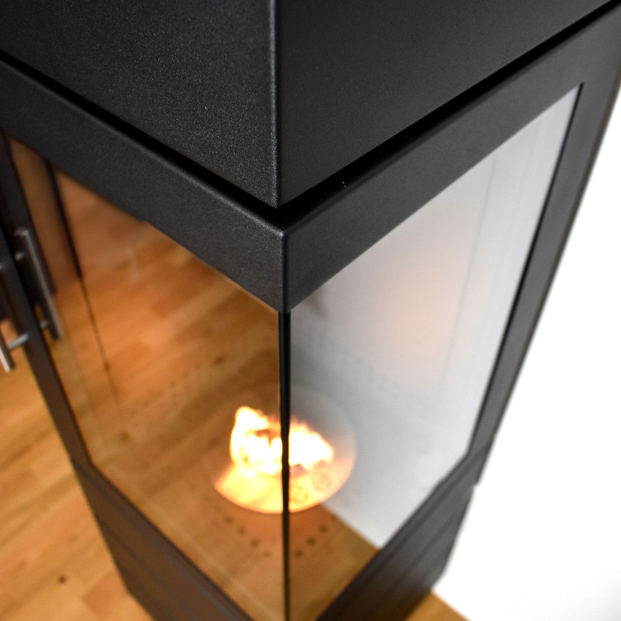 Glow Fire Mora Ethanol Kamin Schwarz