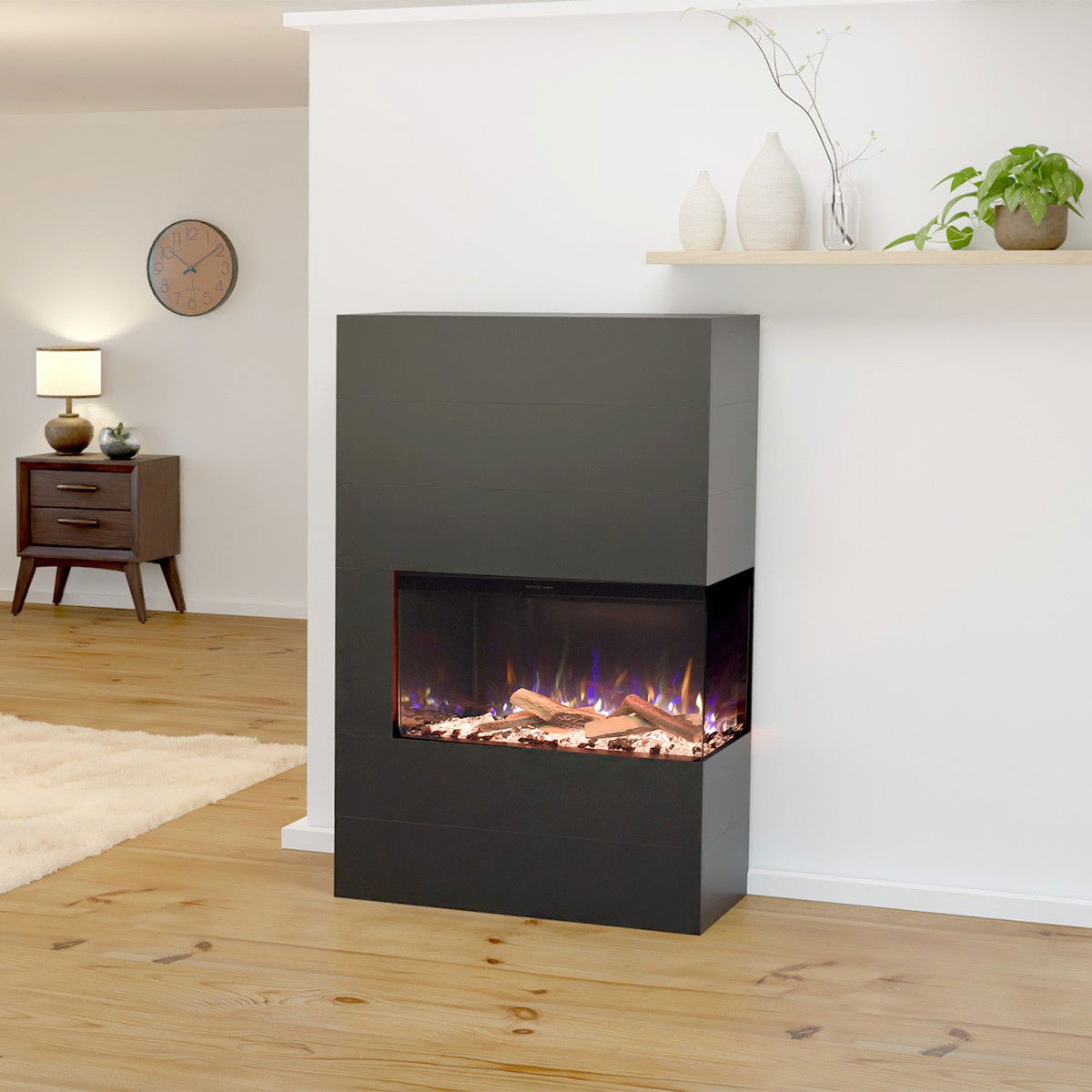 Glow Fire Portia Grau Elektrokamin