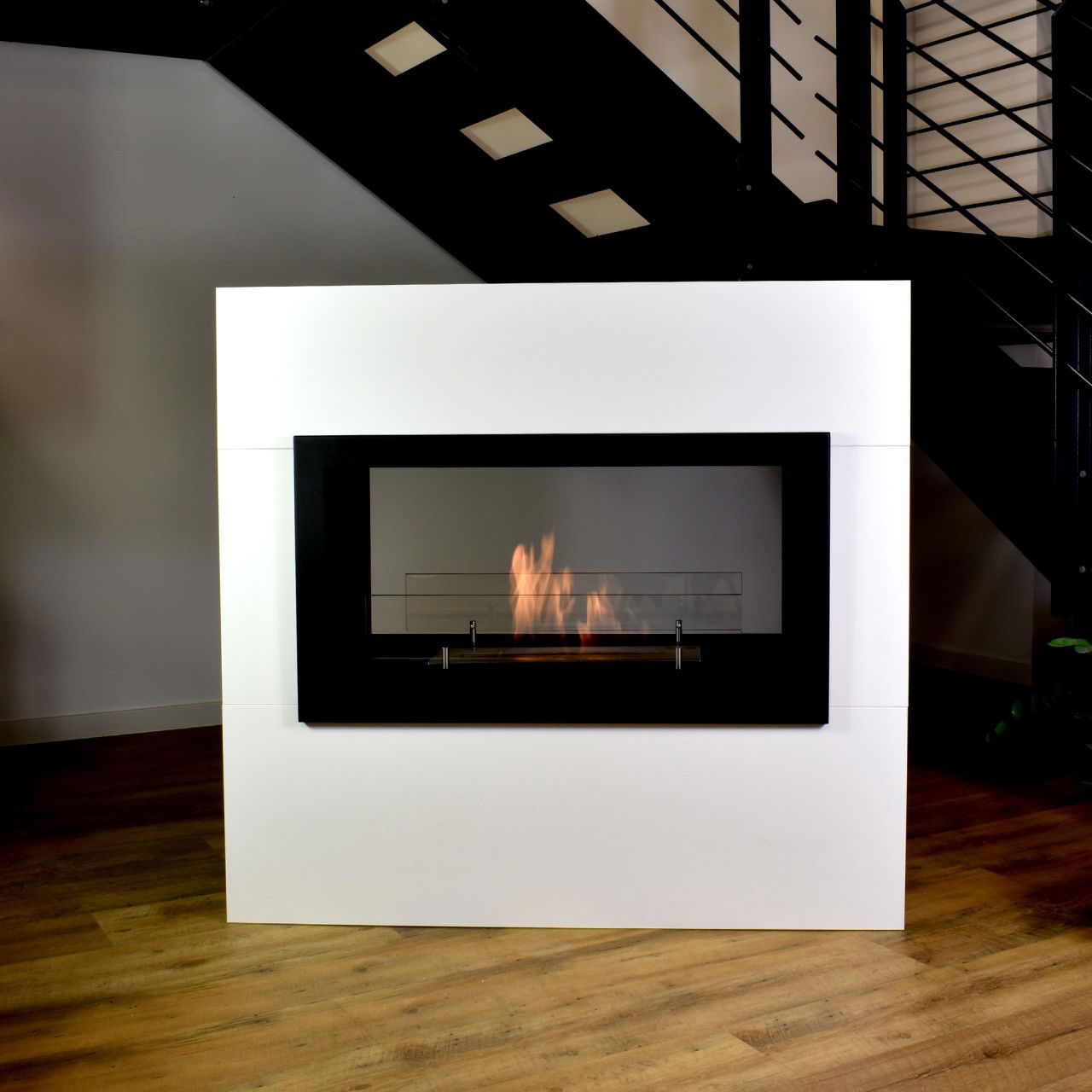 Glow Fire Ulstein Ethanol Kamin Weiß