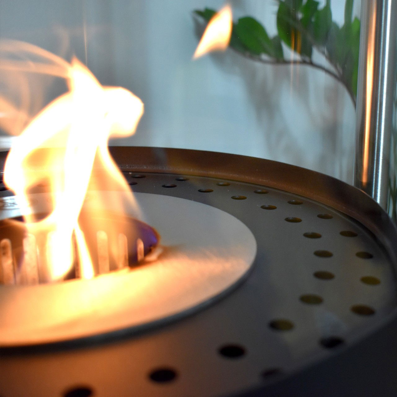 Glow Fire Visby Ethanol Kamin Schwarz