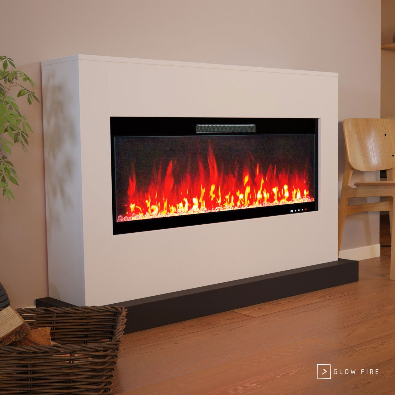 Glow Fire Zeus Weiß Elektrokamin