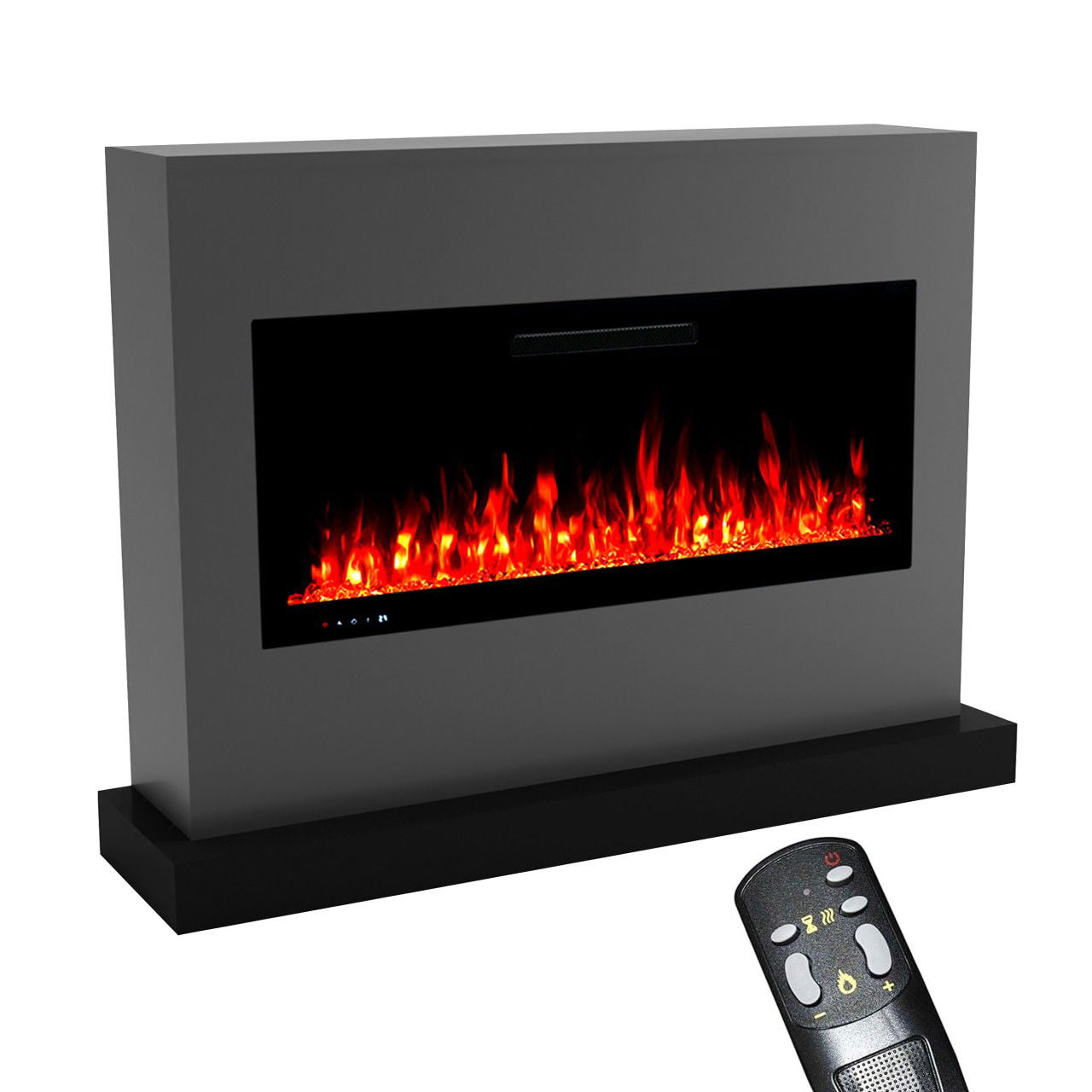 Glow Fire Zeus Grau Elektrokamin