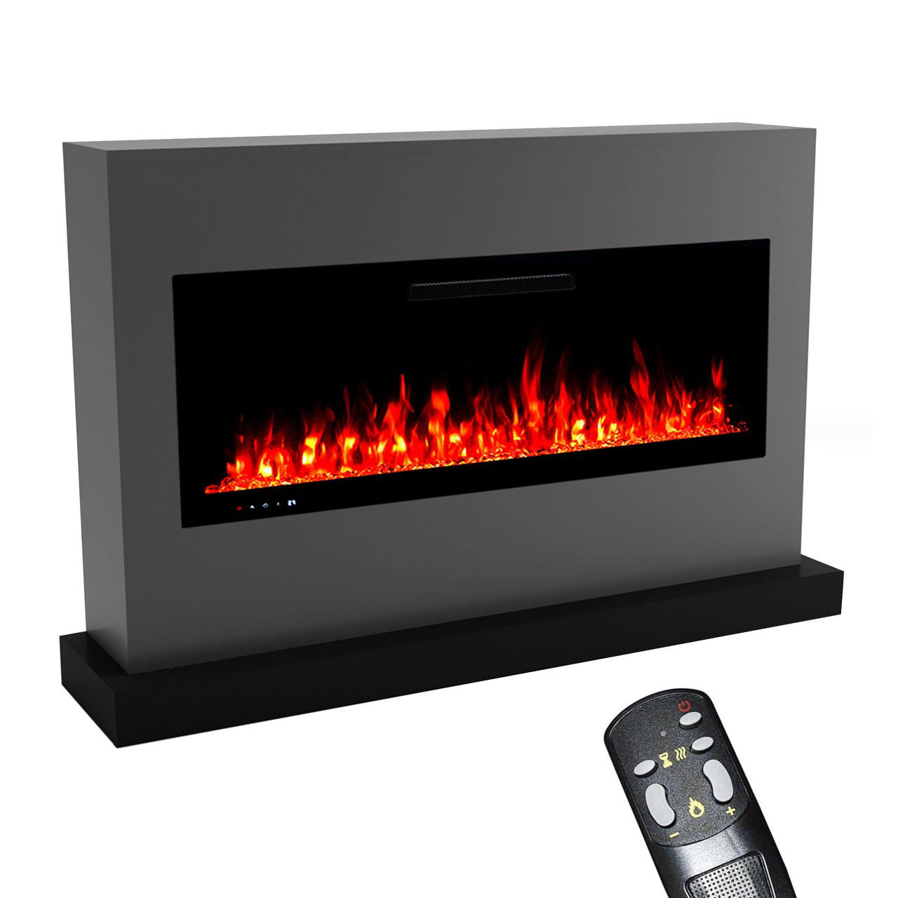 Glow Fire Zeus Grau Elektrokamin