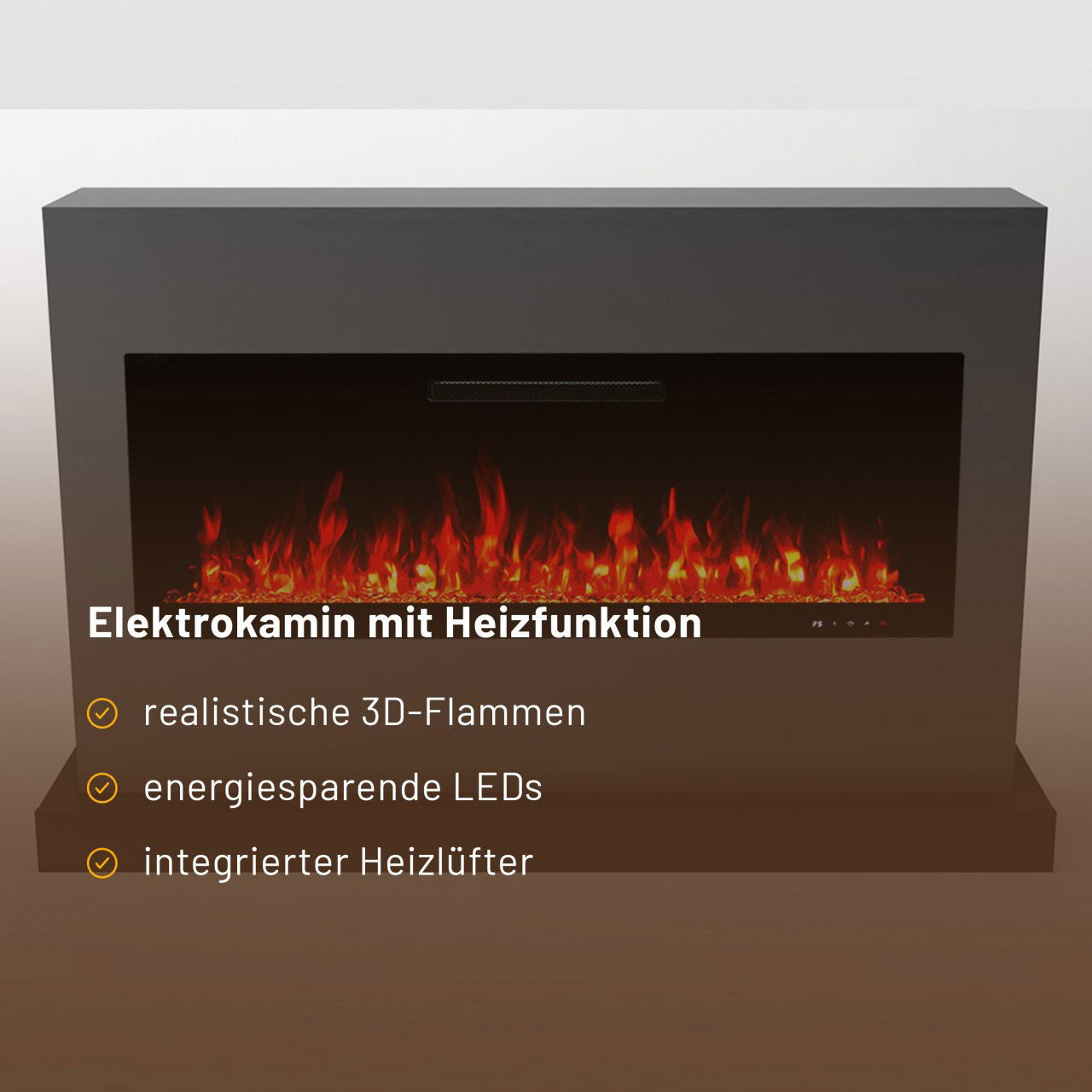 Glow Fire Zeus Grau Elektrokamin