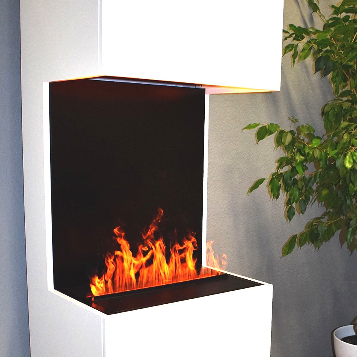 Glow Fire Beethoven Elektrokamin Opti-Myst Cassette 500 ohne Holzdekoration