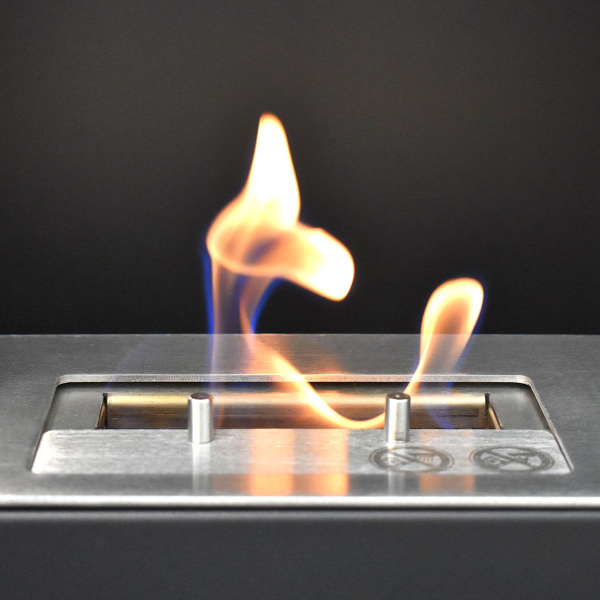 Glow Fire BIO Burner 80 Ethanolbrenner Silber