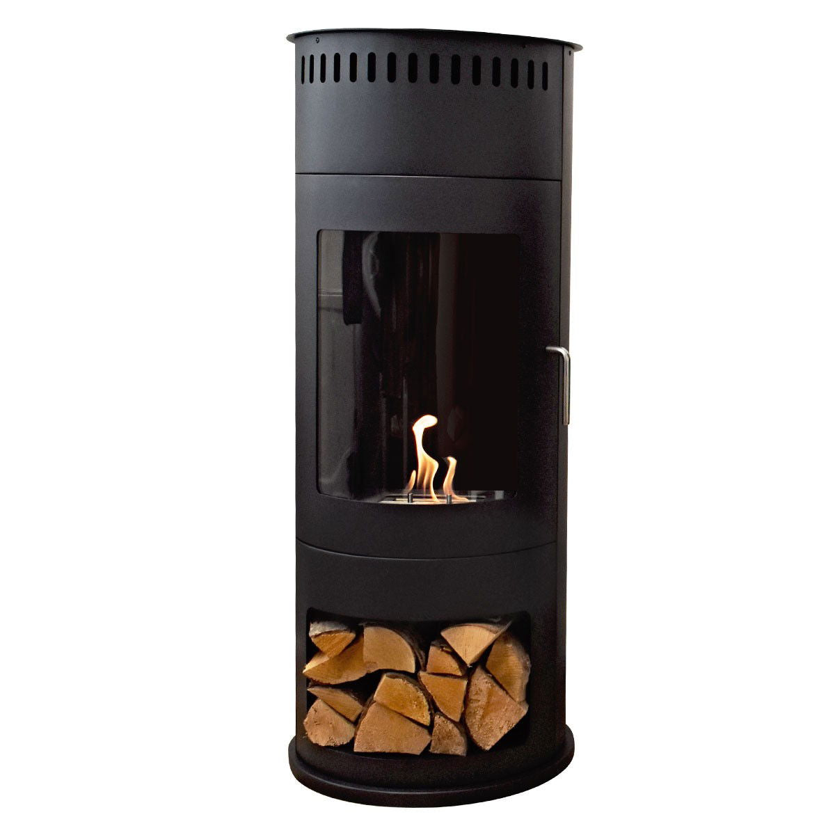 Glow Fire Bergen Ethanol Kamin Schwarz