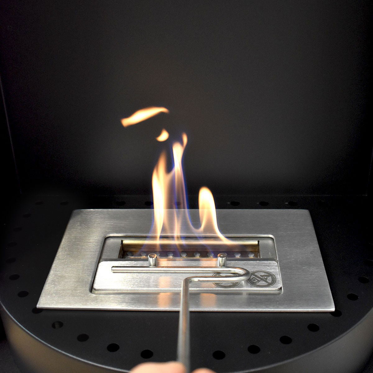 Glow Fire Bergen Ethanol Kamin Schwarz
