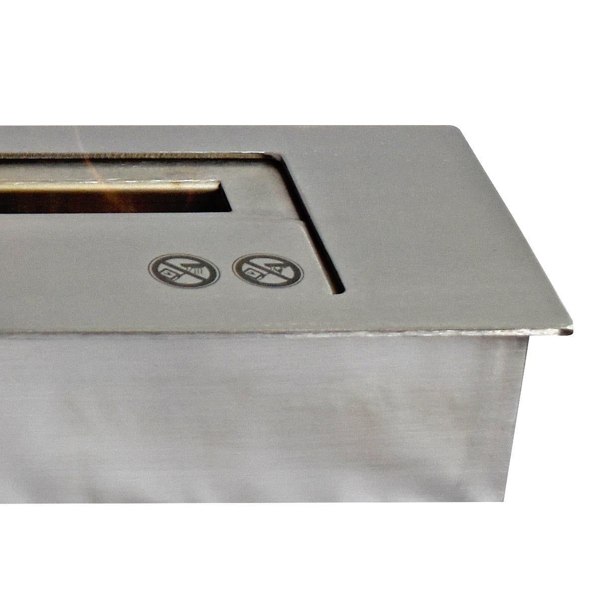 Glow Fire BIO Burner 80 Ethanolbrenner Silber