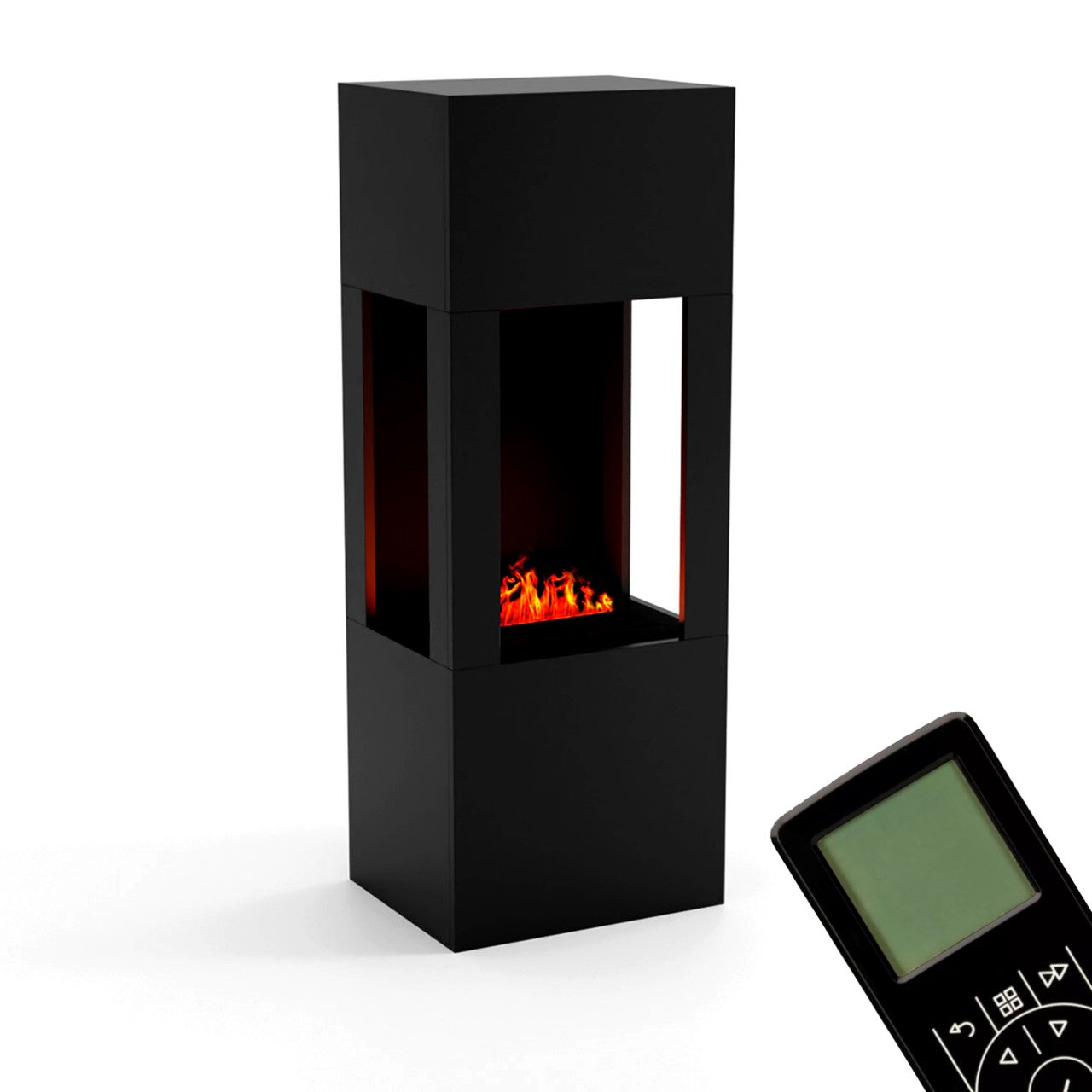 Glow Fire Böll Schwarz Elektrokamin mit Wasserdampf