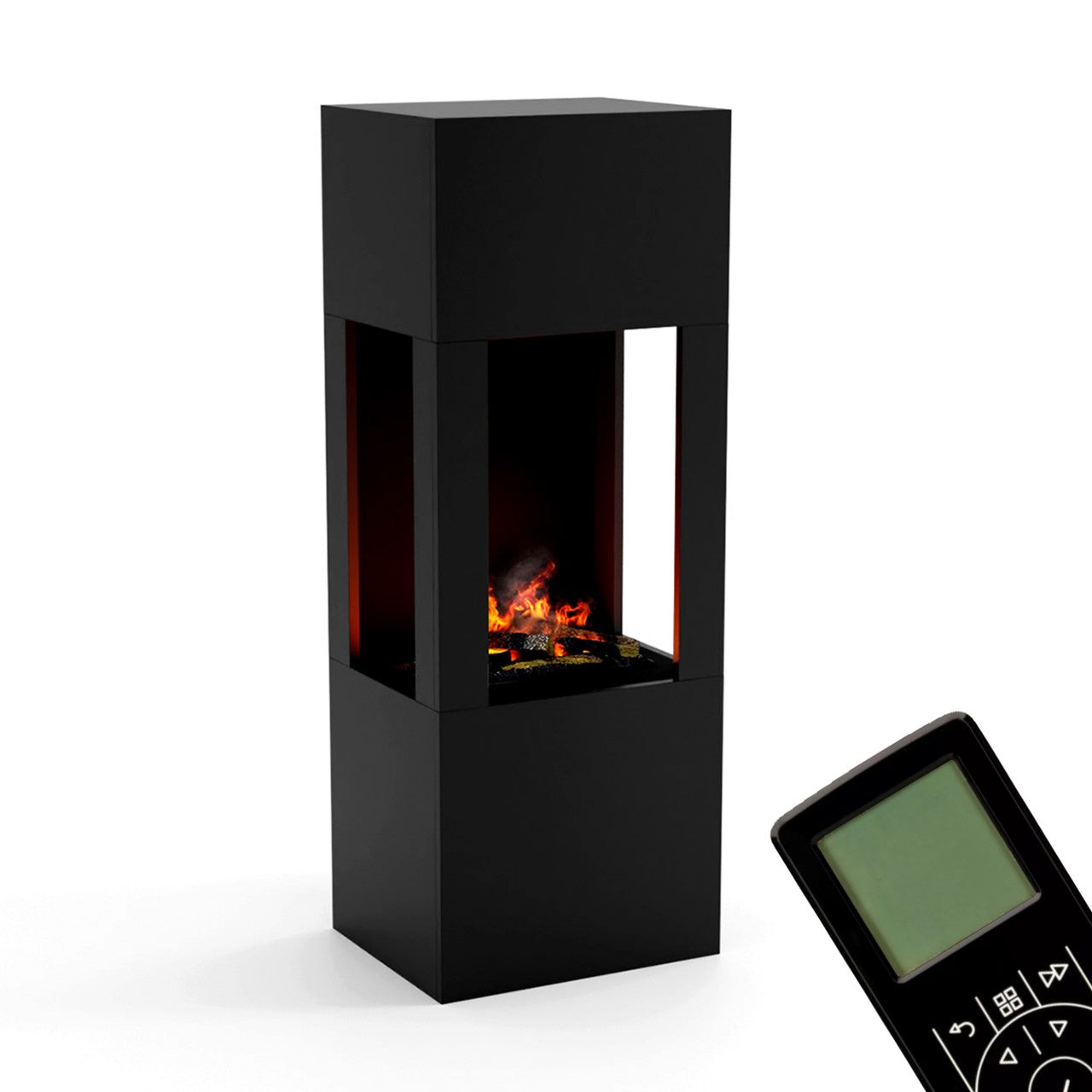 Glow Fire Böll Schwarz Elektrokamin mit Wasserdampf