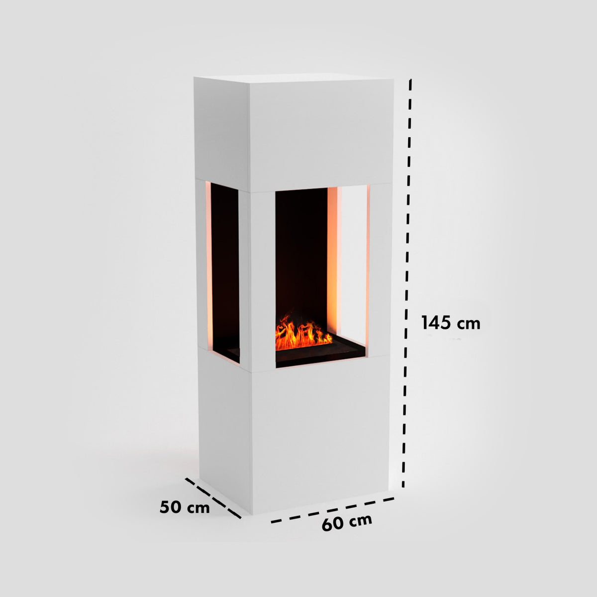 Glow Fire Böll Weiß Elektrokamin mit Wasserdampf