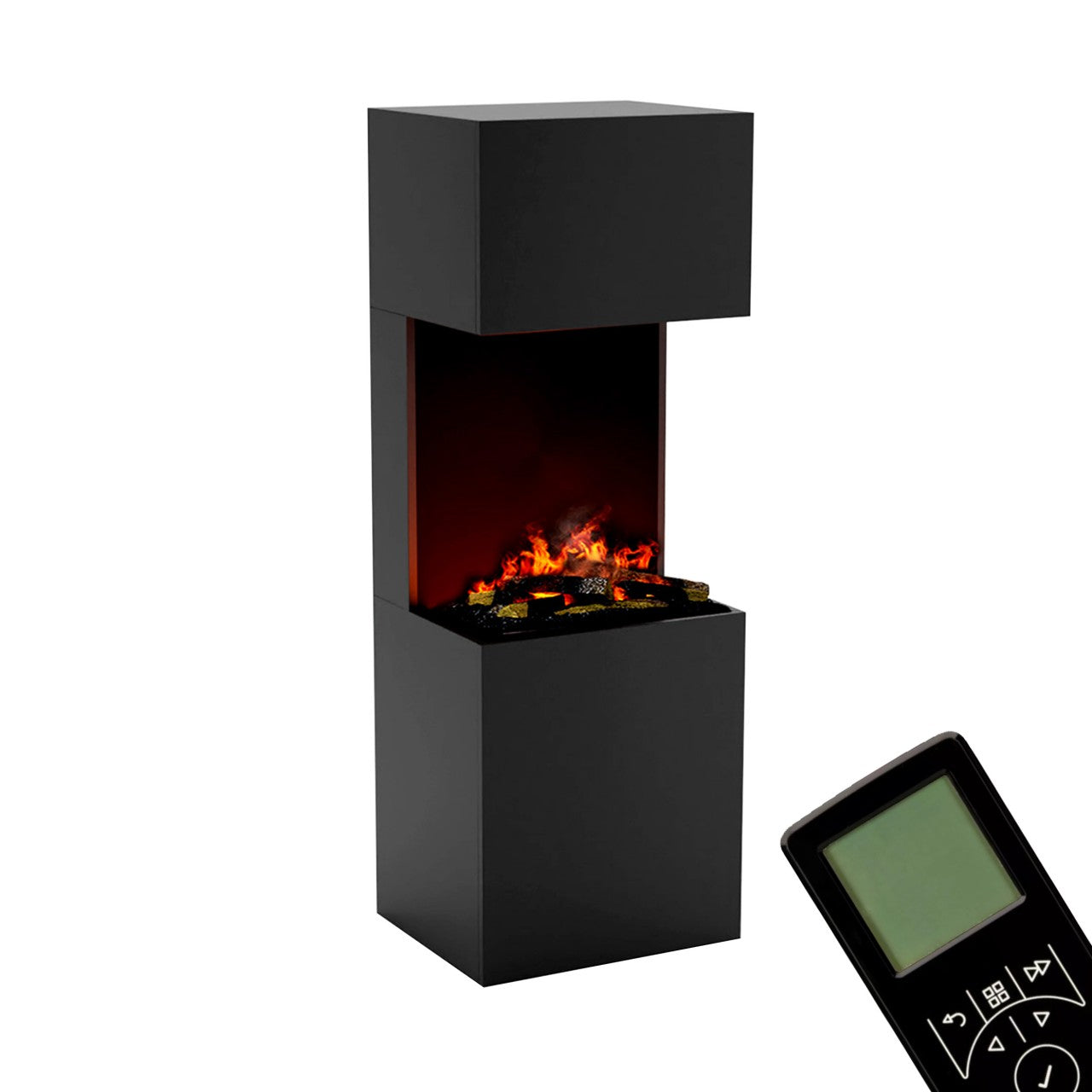 Glow Fire Beethoven Schwarz Elektrokamin mit Wasserdampf