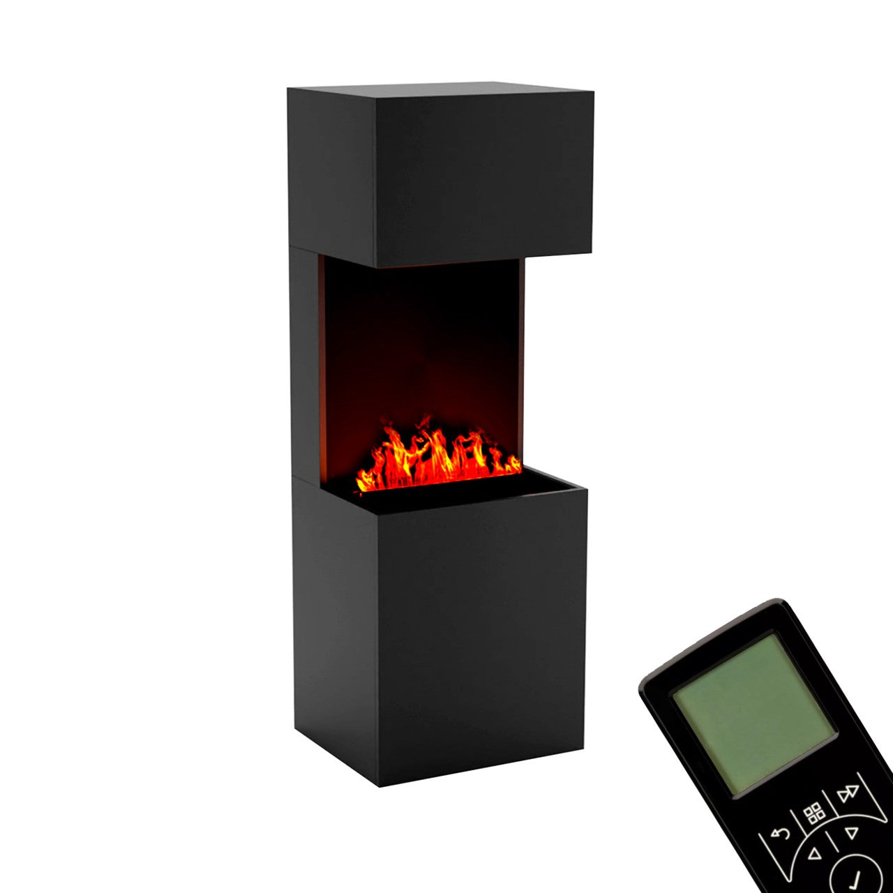 Glow Fire Beethoven Schwarz Elektrokamin mit Wasserdampf