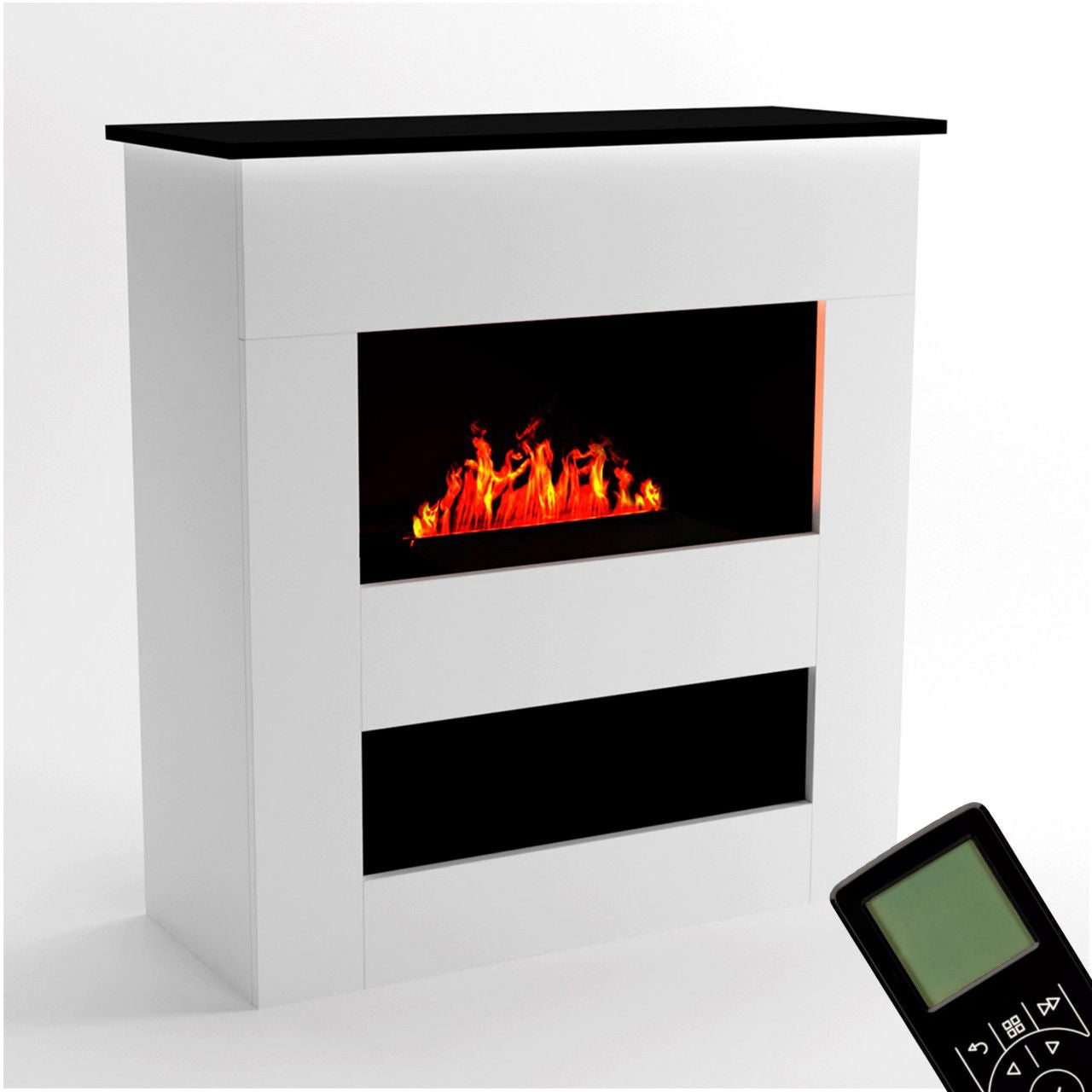 Glow Fire Brecht Elektrokamin Opti-Myst Cassette 500 ohne Holzdekoration