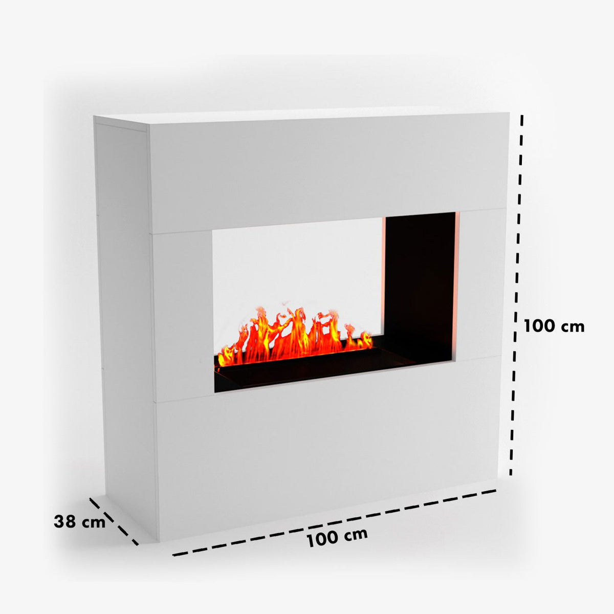 Glow Fire Goethe Elektrokamin Opti-Myst Cassette 500 ohne Holzdekoration