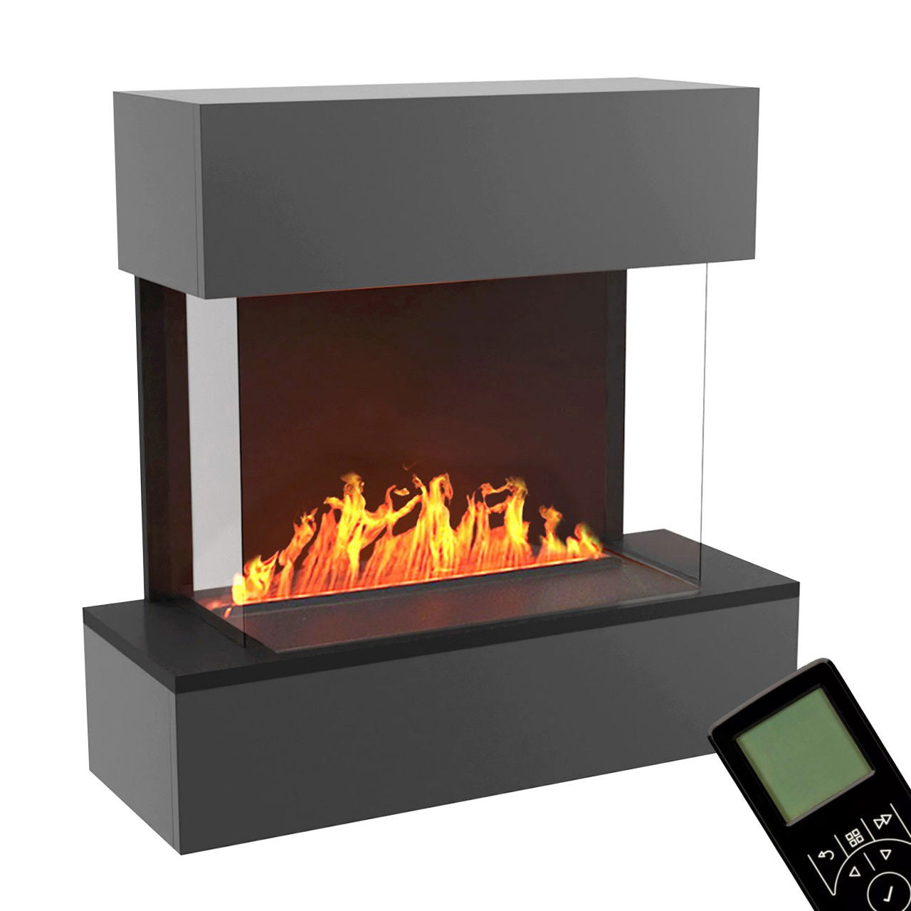 Glow Fire Hölderlin Sims Elektrokamin Opti-Myst Cassette 500 ohne Holzdekoration