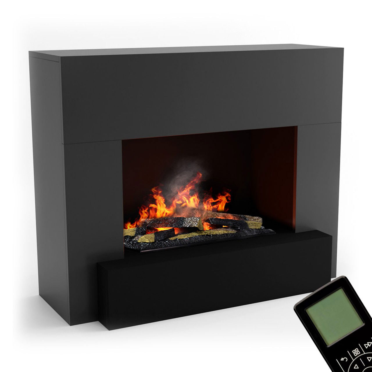 Glow Fire Hauptmann Grau Elektrokamin mit Wasserdampf