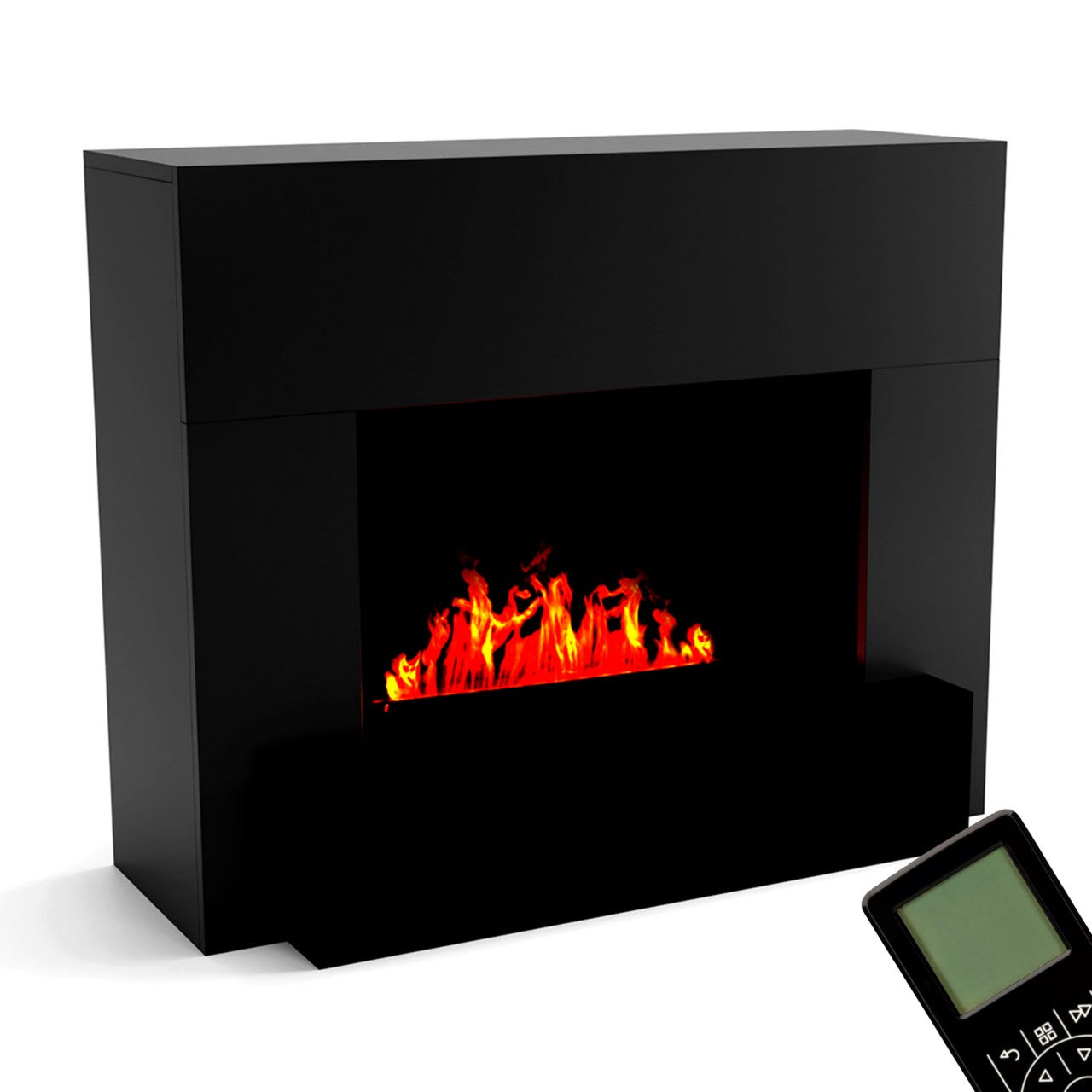 Glow Fire Hauptmann Schwarz Elektrokamin mit Wasserdampf