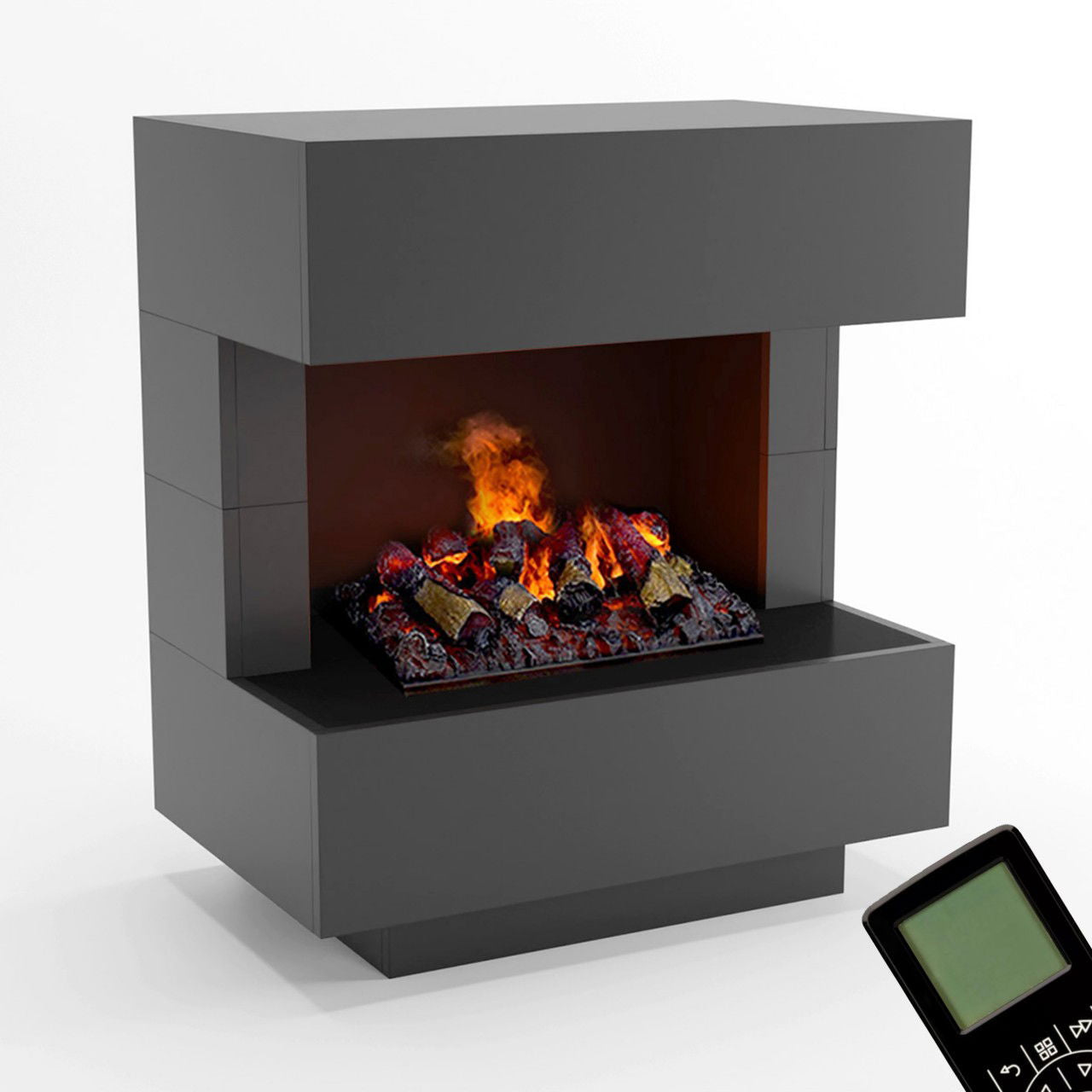 Glow Fire Kleist Elektrokamin Opti-Myst Cassette 500 mit Holzdekoration