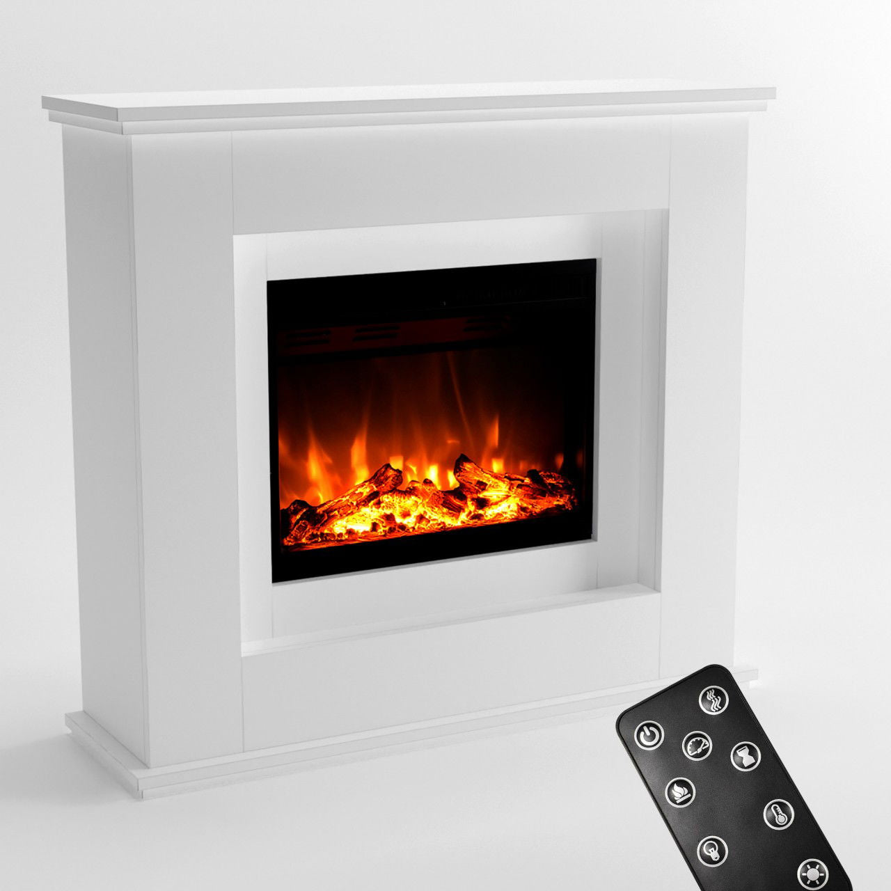 Glow Fire Europa Weiß Elektrokamin