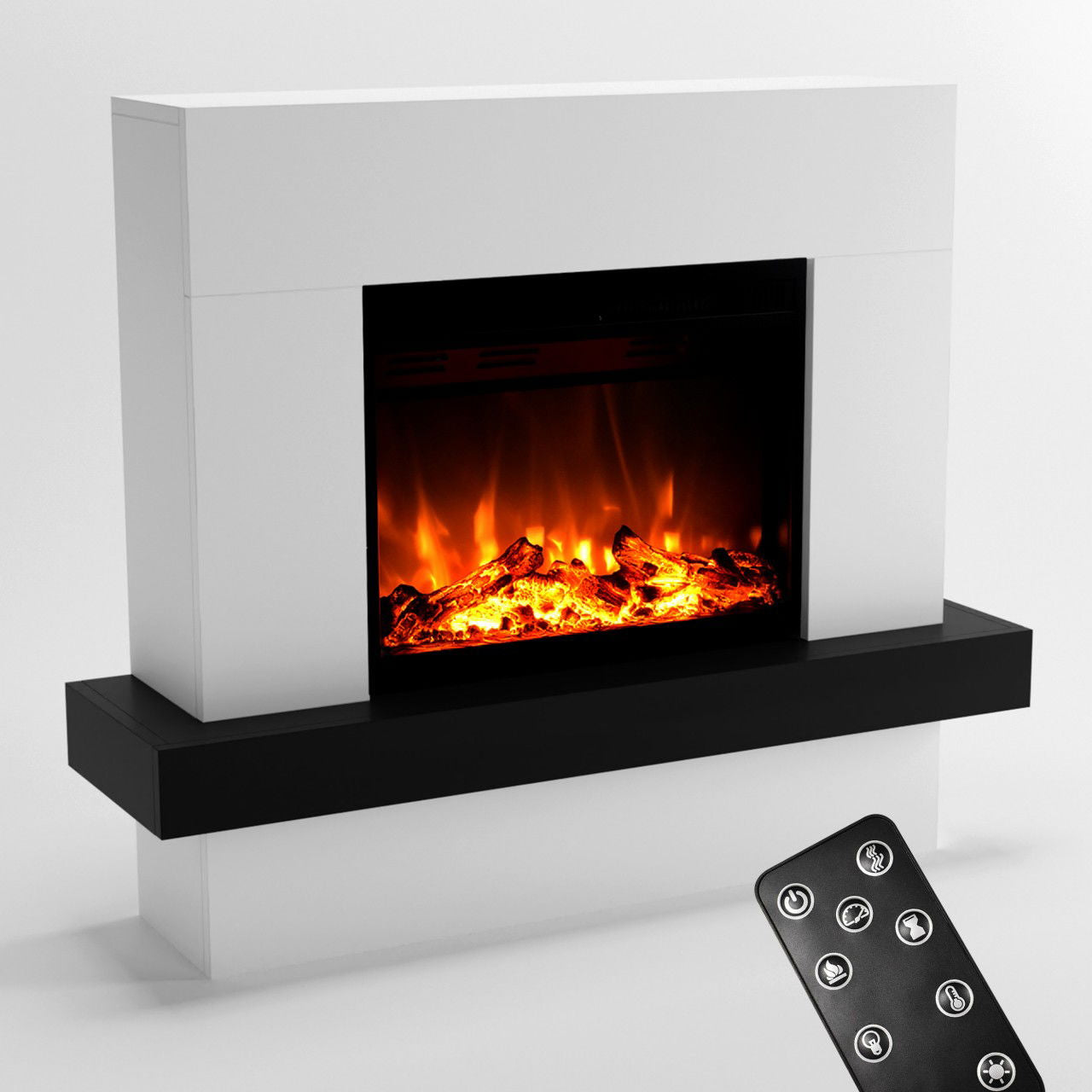 Glow Fire Pandora Weiß Elektrokamin