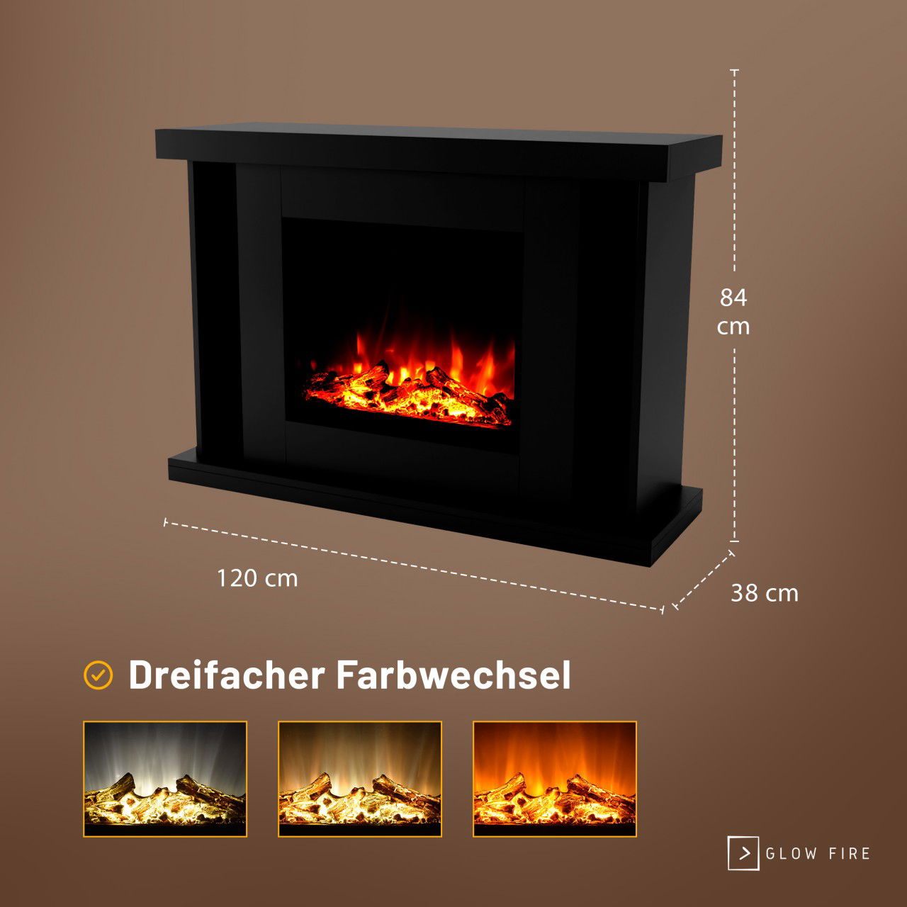 Glow Fire Tarvos Elektrokamin